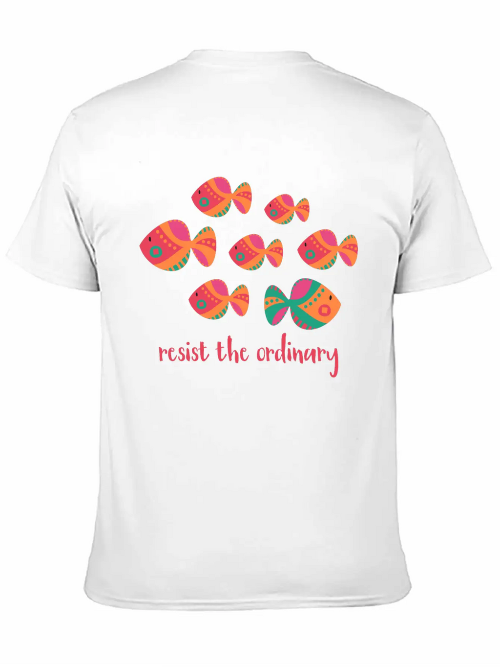 Resist The Ordinary Basic Graphic T-Shirt – Daily Comfort In Soft Cotton