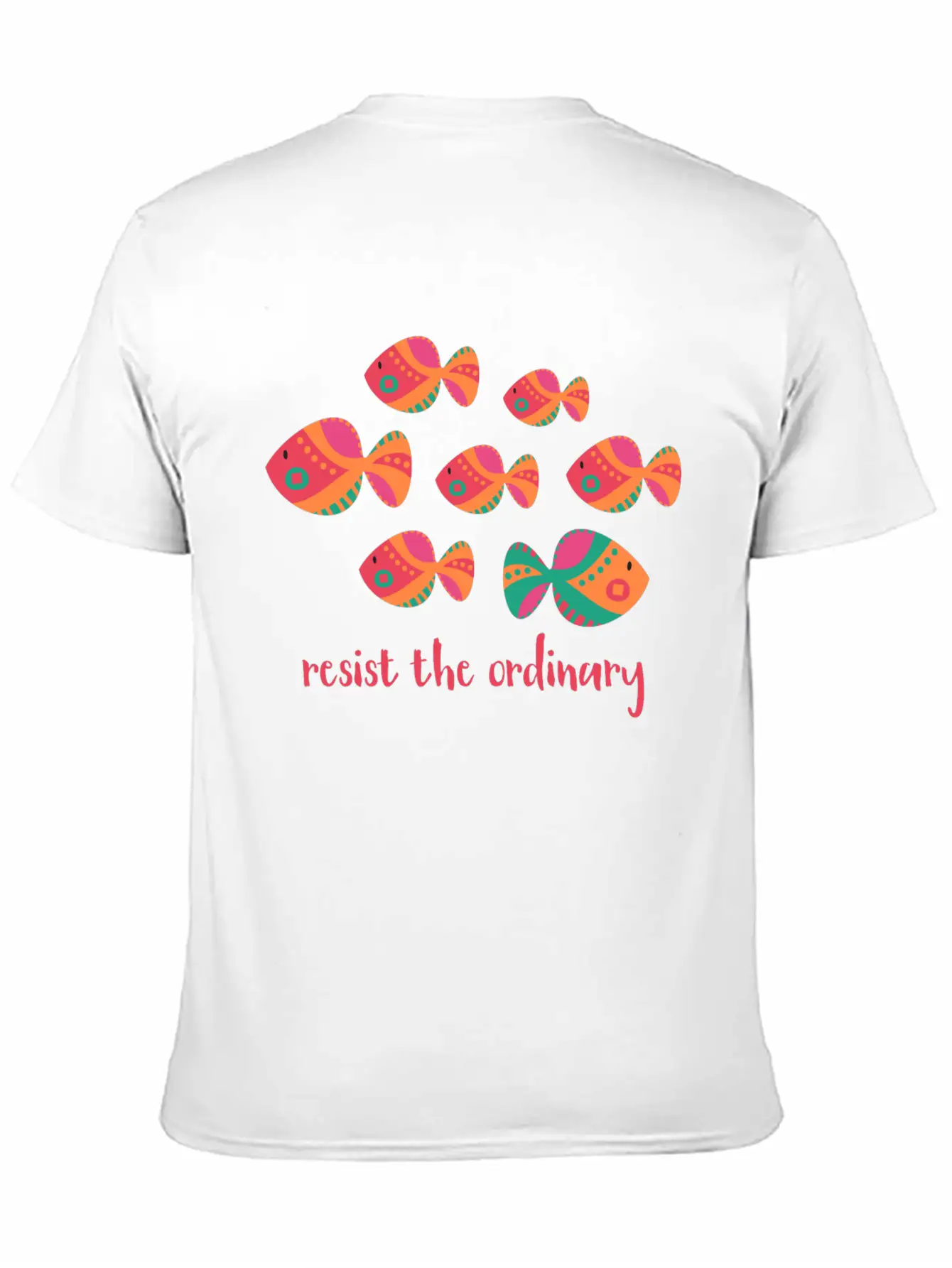 Resist The Ordinary Basic Graphic T-Shirt – Daily Comfort In Soft Cotton