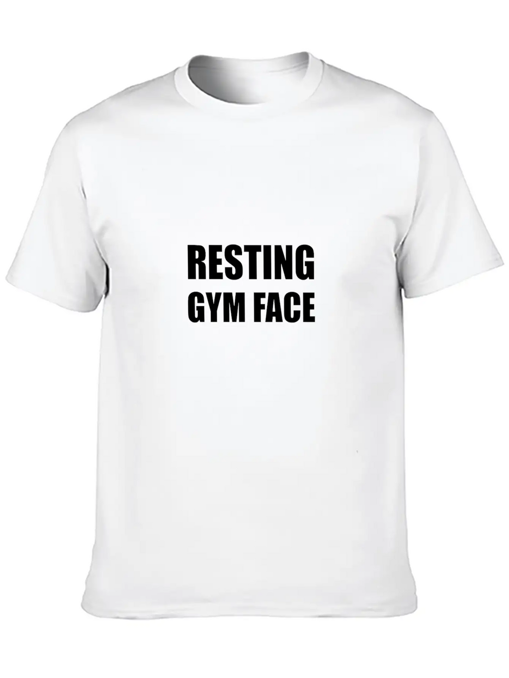 Resting Gym Face Funny Breathable Graphic T-Shirt – Perfect For Casual Days