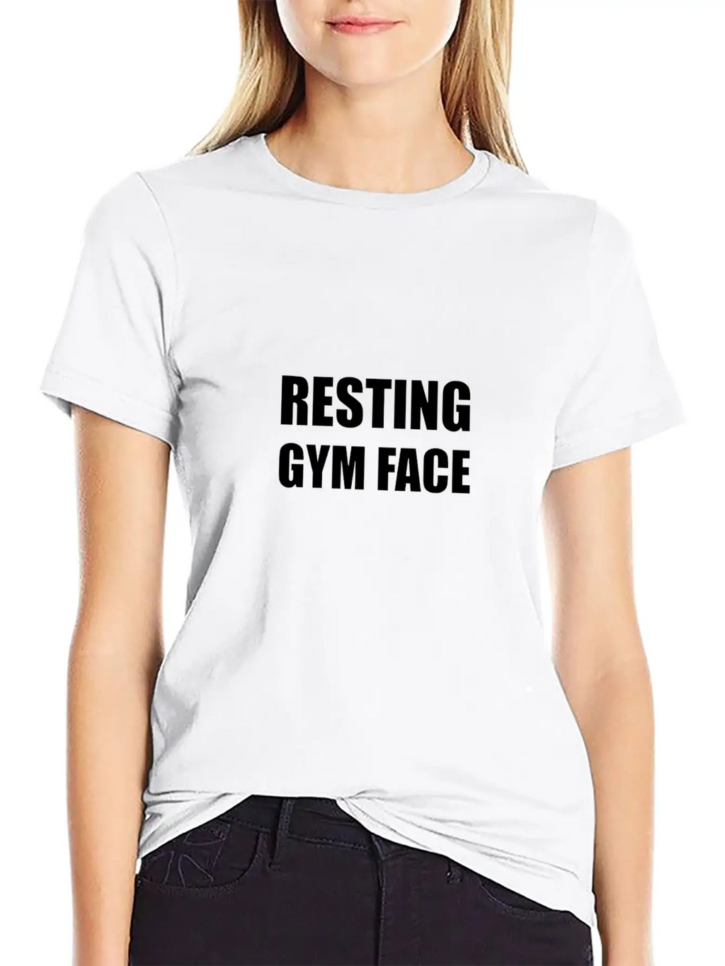 Resting Gym Face Funny Breathable Graphic T-Shirt – Perfect For Casual Days