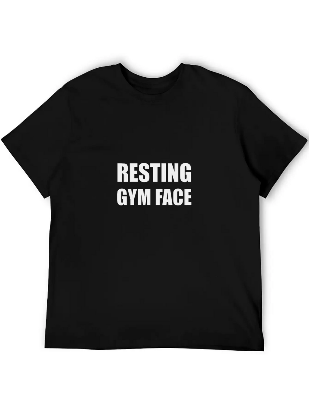 Resting Gym Face Funny Breathable Graphic T-Shirt – Perfect For Casual Days