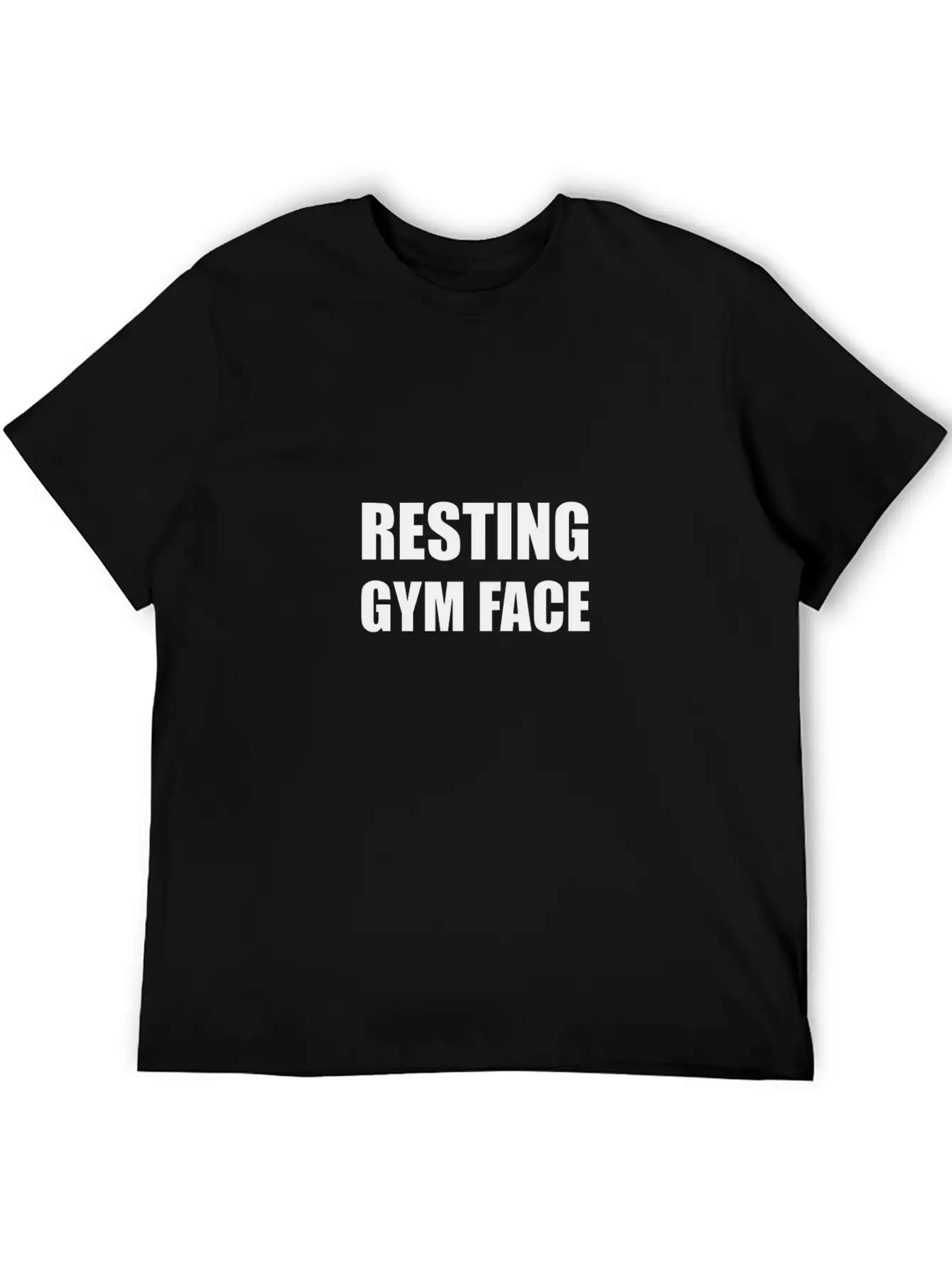 Resting Gym Face Funny Breathable Graphic T-Shirt – Perfect For Casual Days