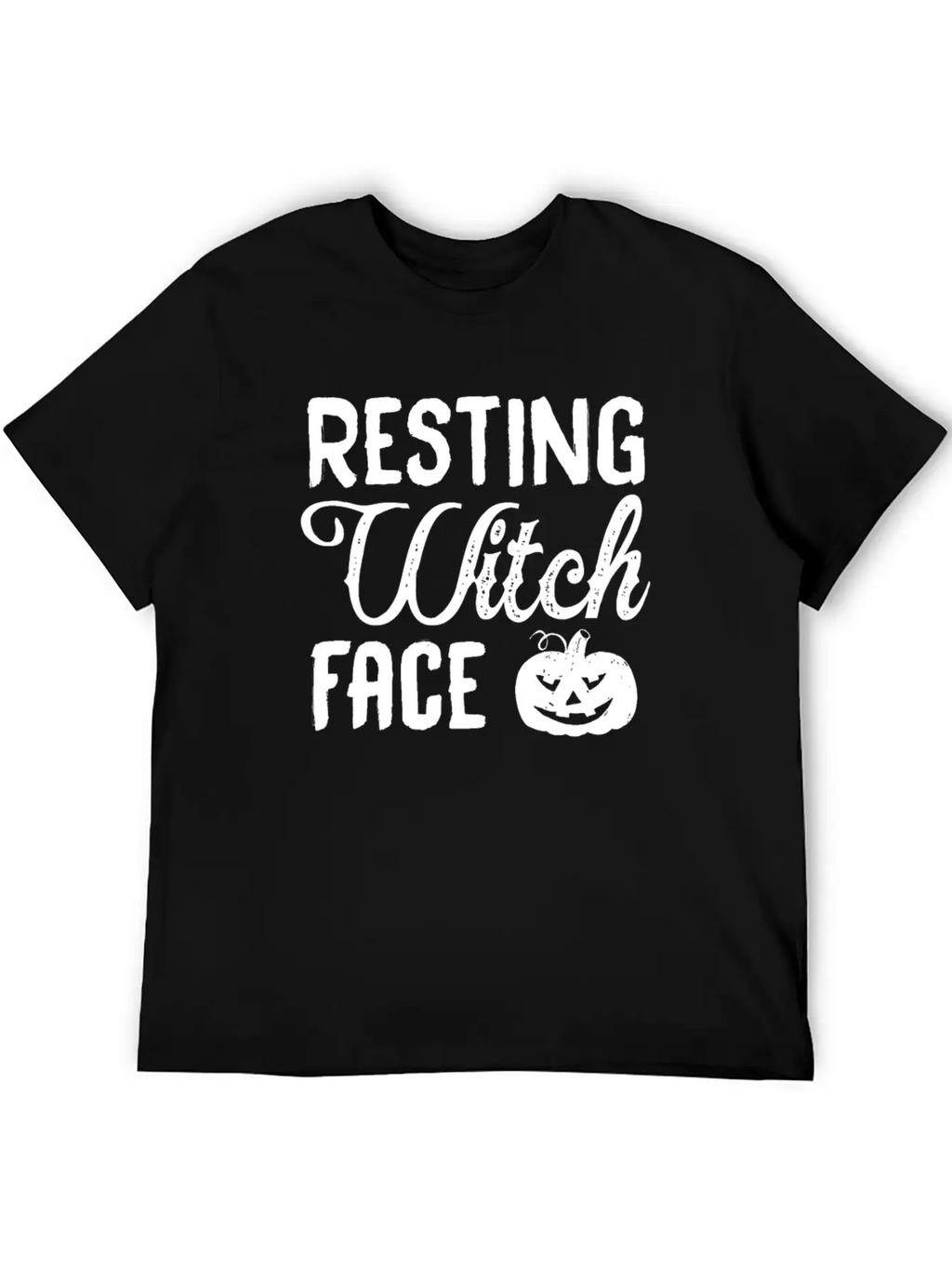 Resting Witch Face Breathable Soft Cotton T-Shirt – Timeless Casual Look