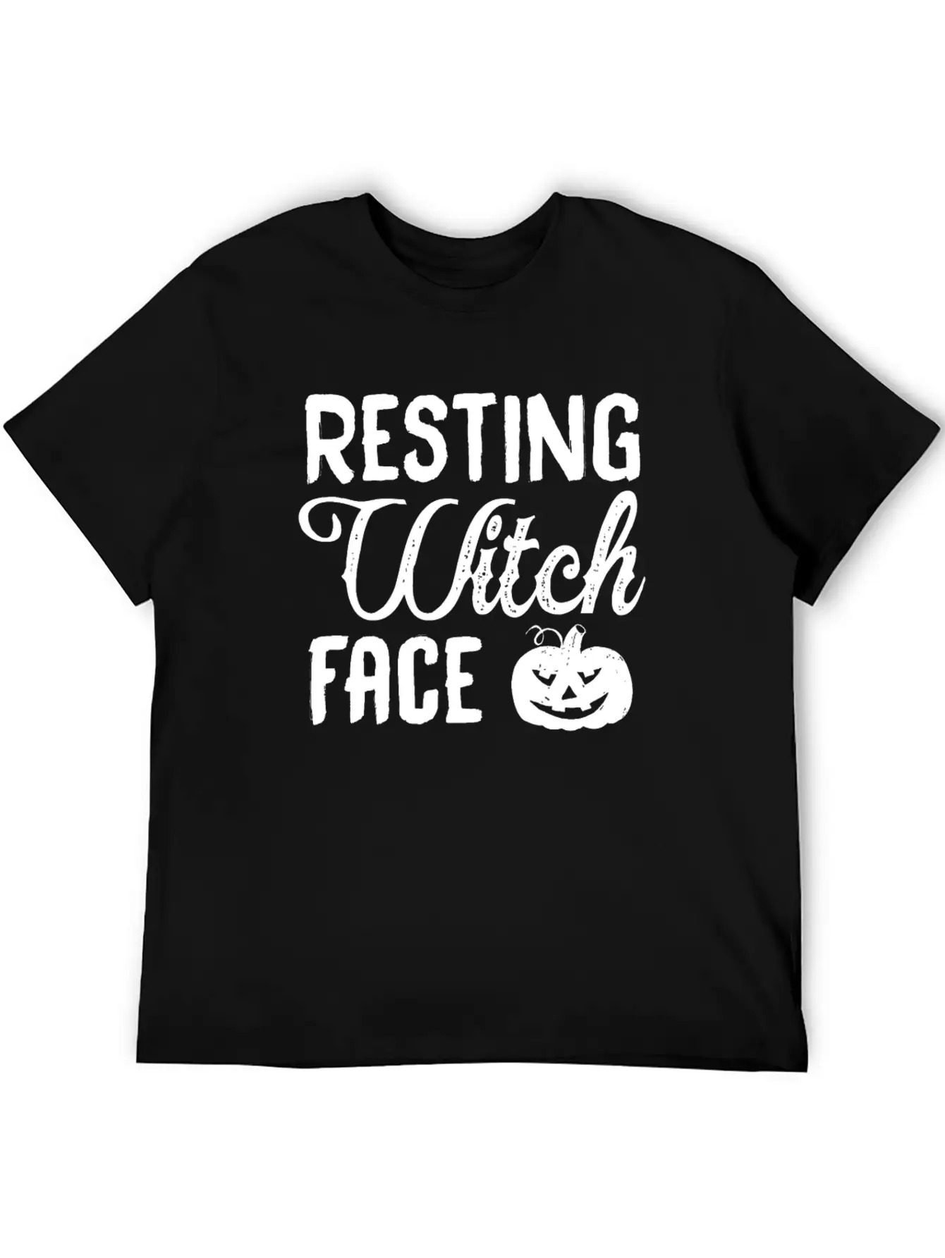 Resting Witch Face Breathable Soft Cotton T-Shirt – Timeless Casual Look