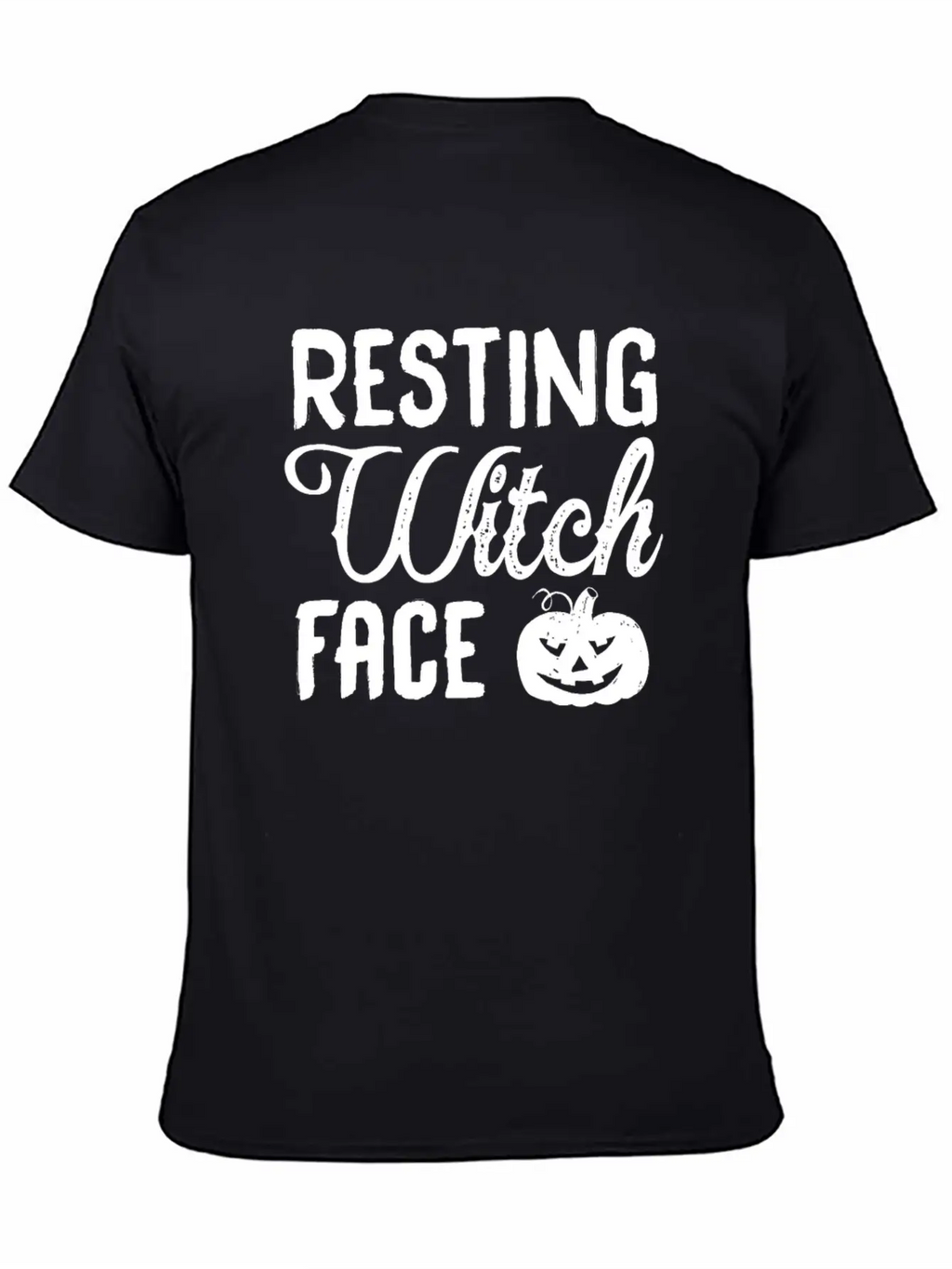 Resting Witch Face Breathable Soft Cotton T-Shirt – Timeless Casual Look