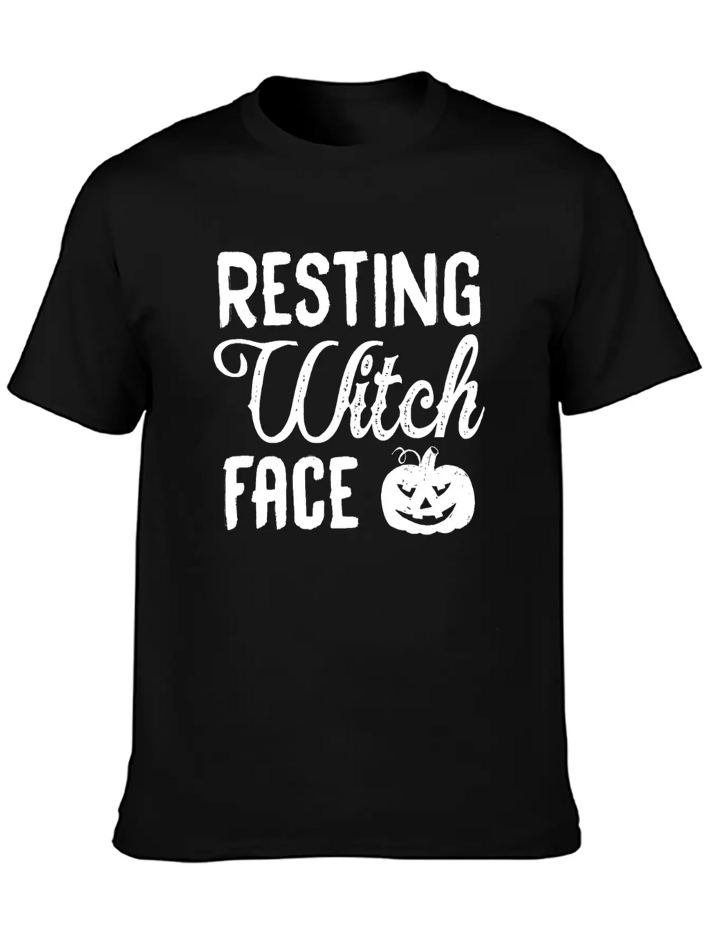 Resting Witch Face Breathable Soft Cotton T-Shirt – Timeless Casual Look