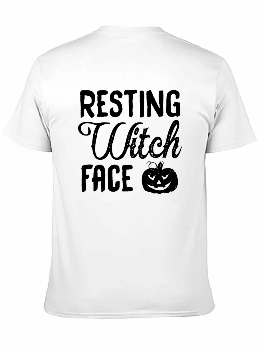 Resting Witch Face Breathable Soft Cotton T-Shirt – Timeless Casual Look