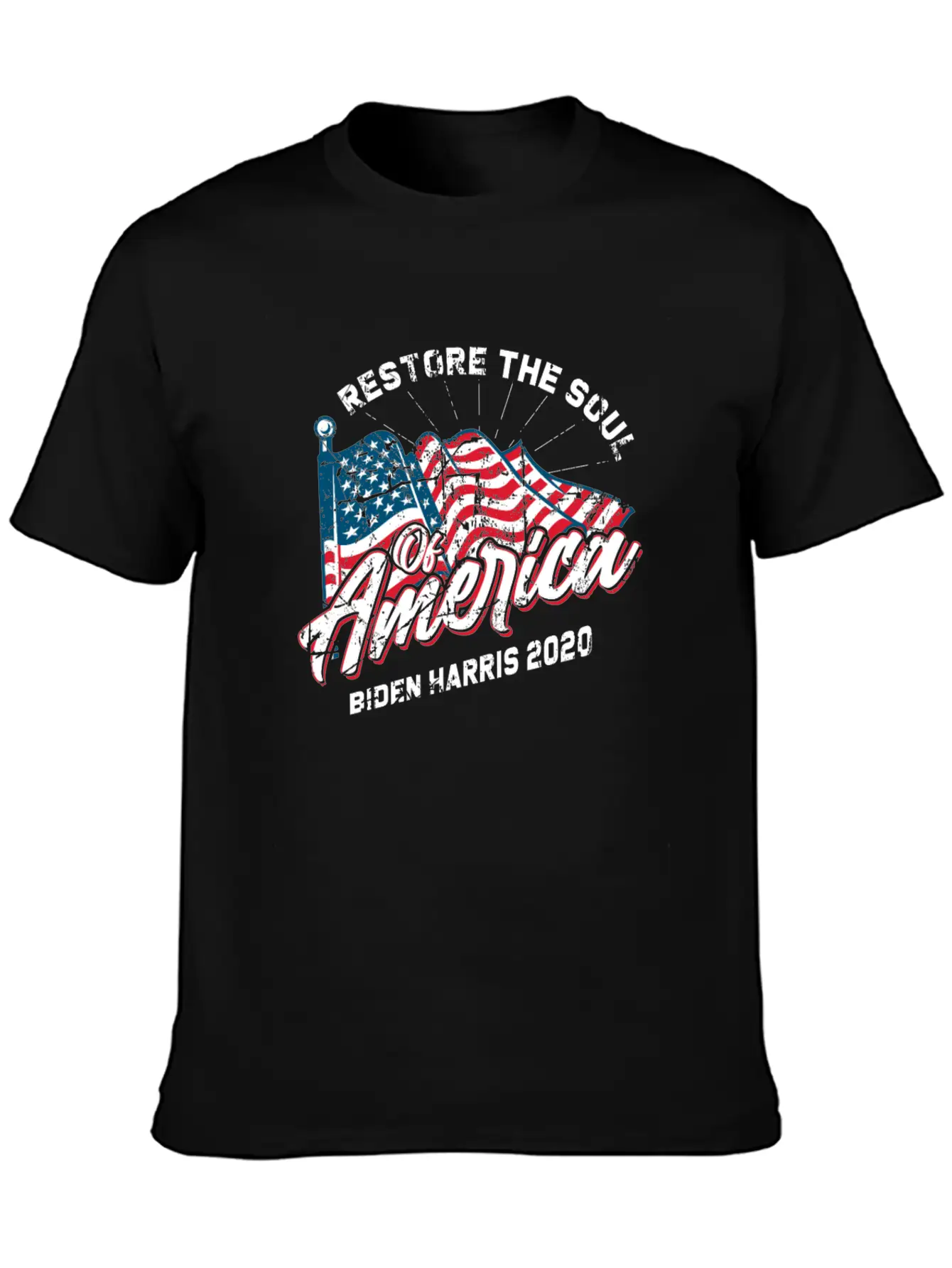 Restore The Soul Of America - Biden 2020 Basic Graphic T-Shirt – Daily Comfort In Soft Cotton
