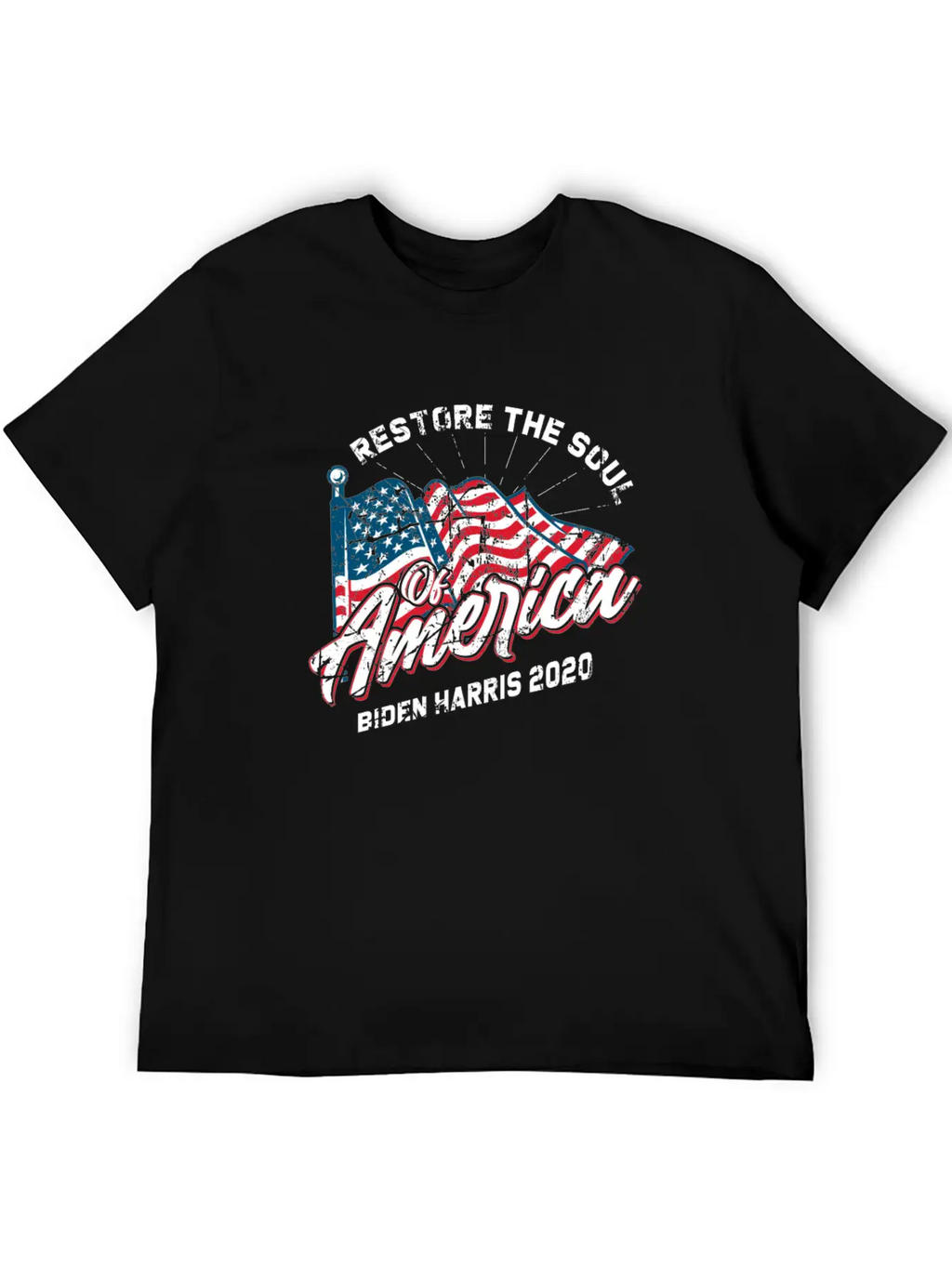 Restore The Soul Of America - Biden 2020 Basic Graphic T-Shirt – Daily Comfort In Soft Cotton