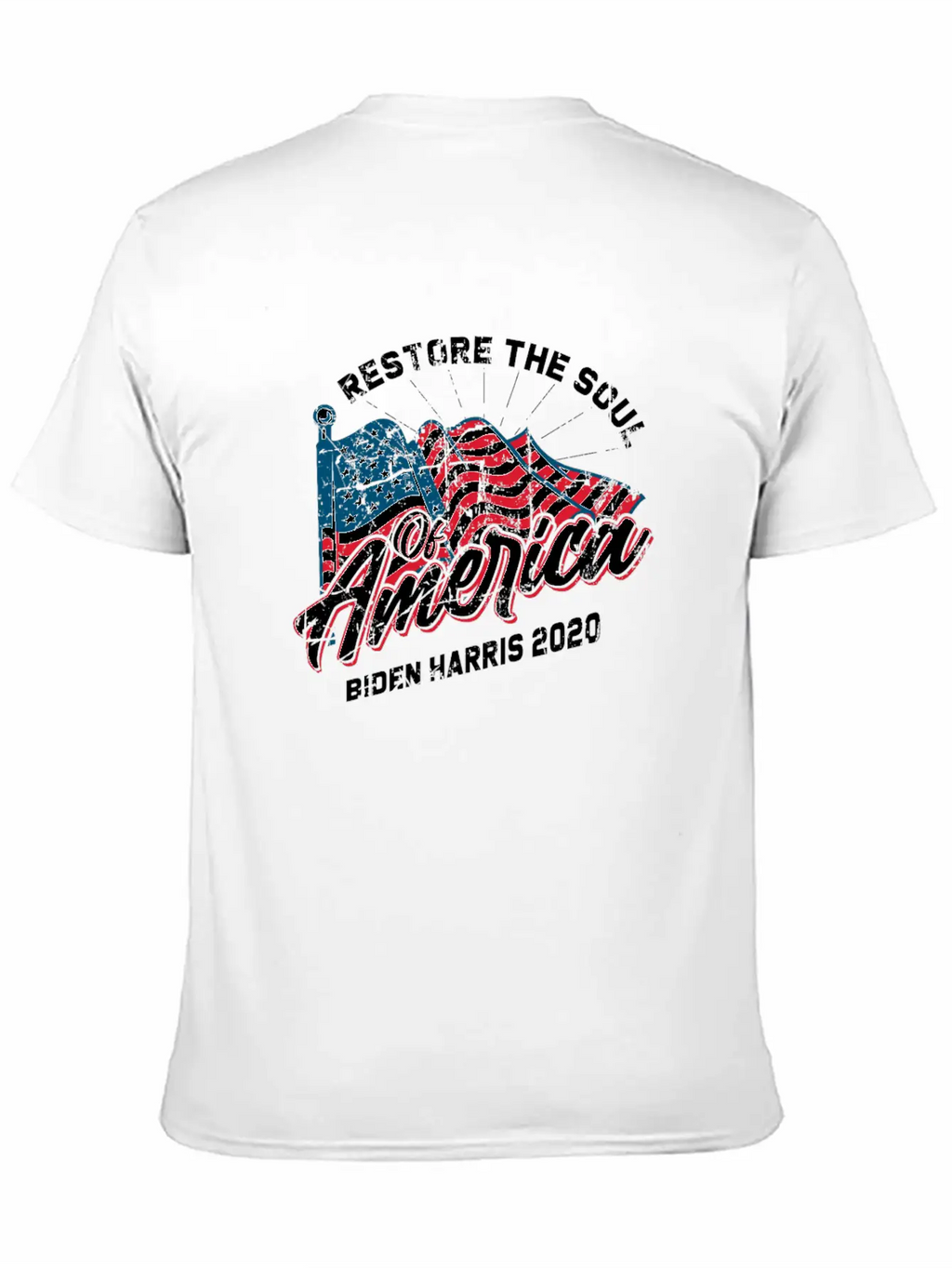 Restore The Soul Of America - Biden 2020 Basic Graphic T-Shirt – Daily Comfort In Soft Cotton