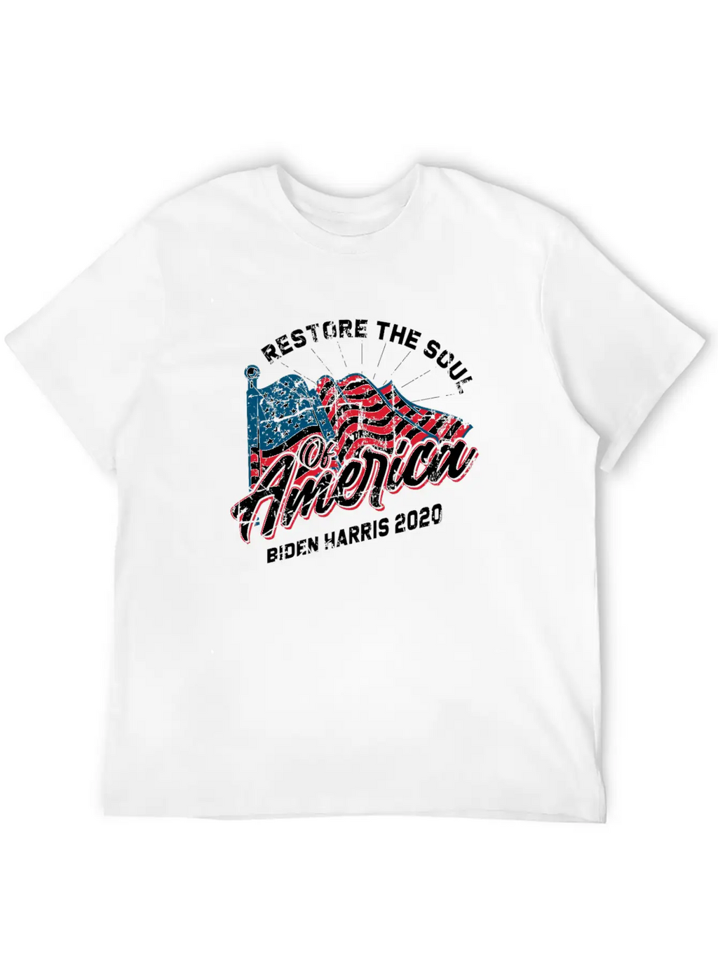 Restore The Soul Of America - Biden 2020 Basic Graphic T-Shirt – Daily Comfort In Soft Cotton