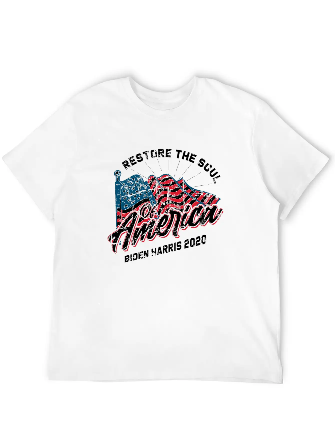 Restore The Soul Of America - Biden 2020 Basic Graphic T-Shirt – Daily Comfort In Soft Cotton