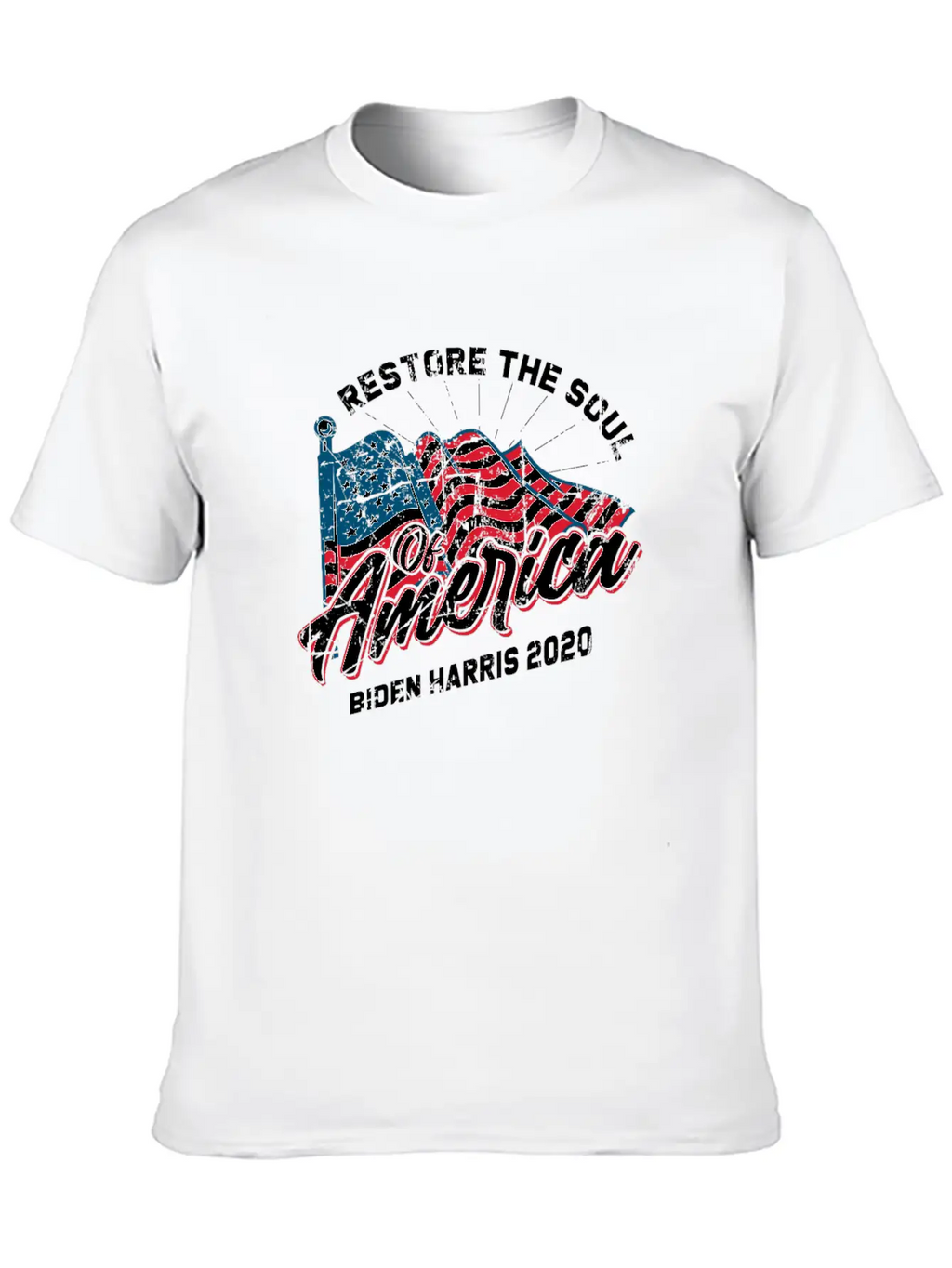 Restore The Soul Of America - Biden 2020 Basic Graphic T-Shirt – Daily Comfort In Soft Cotton