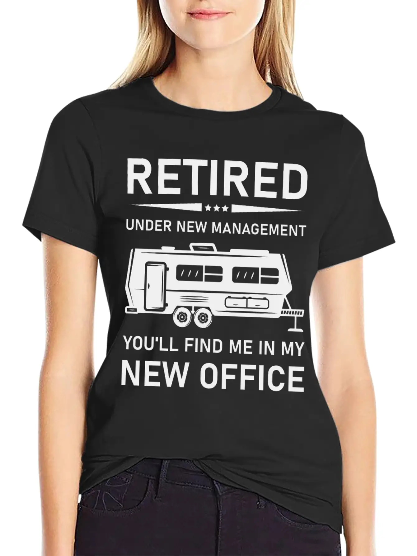 Retired Under New Management- Rv Camping Unisex Casual T-Shirt – Clean Design For Daily Comfort