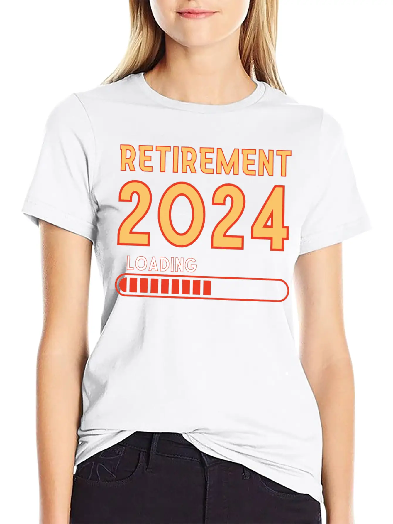 Retirement 2024 Loading, Retirement Party Essential Cotton Tee For Daily Outfits – Unisex Style
