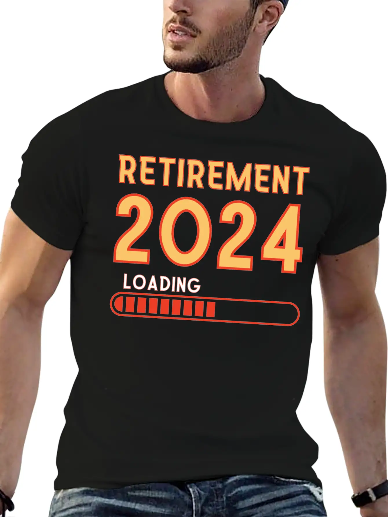 Retirement 2024 Loading, Retirement Party Essential Cotton Tee For Daily Outfits – Unisex Style