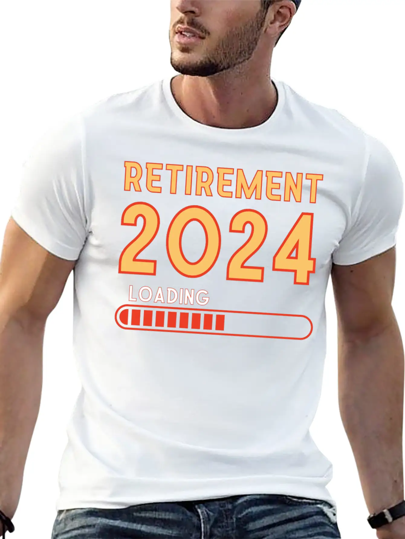 Retirement 2024 Loading, Retirement Party Essential Cotton Tee For Daily Outfits – Unisex Style