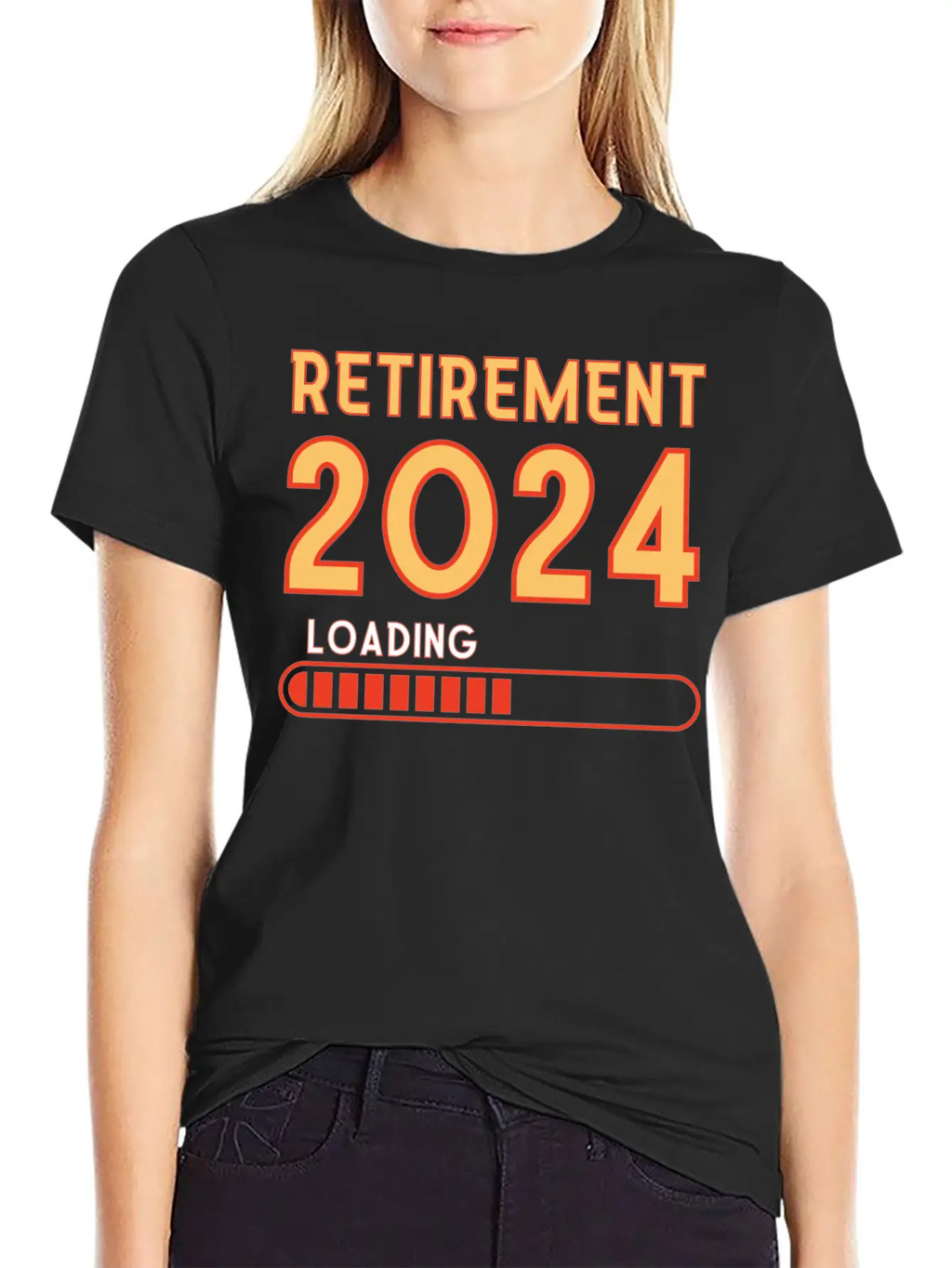 Retirement 2024 Loading, Retirement Party Essential Cotton Tee For Daily Outfits – Unisex Style