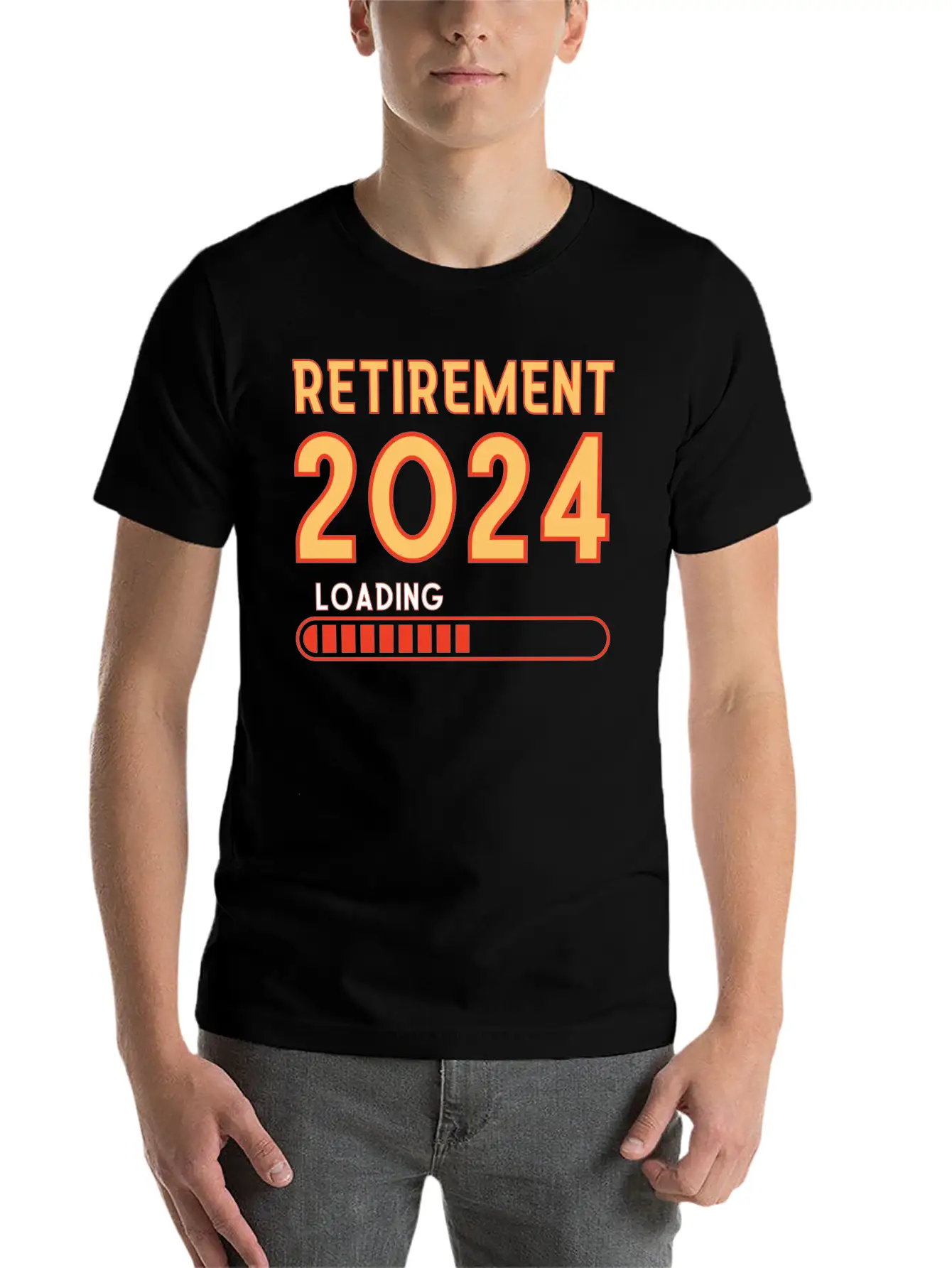 Retirement 2024 Loading, Retirement Party Essential Cotton Tee For Daily Outfits – Unisex Style