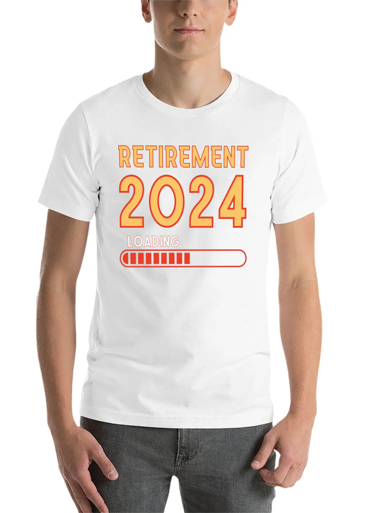 Retirement 2024 Loading, Retirement Party Essential Cotton Tee For Daily Outfits – Unisex Style