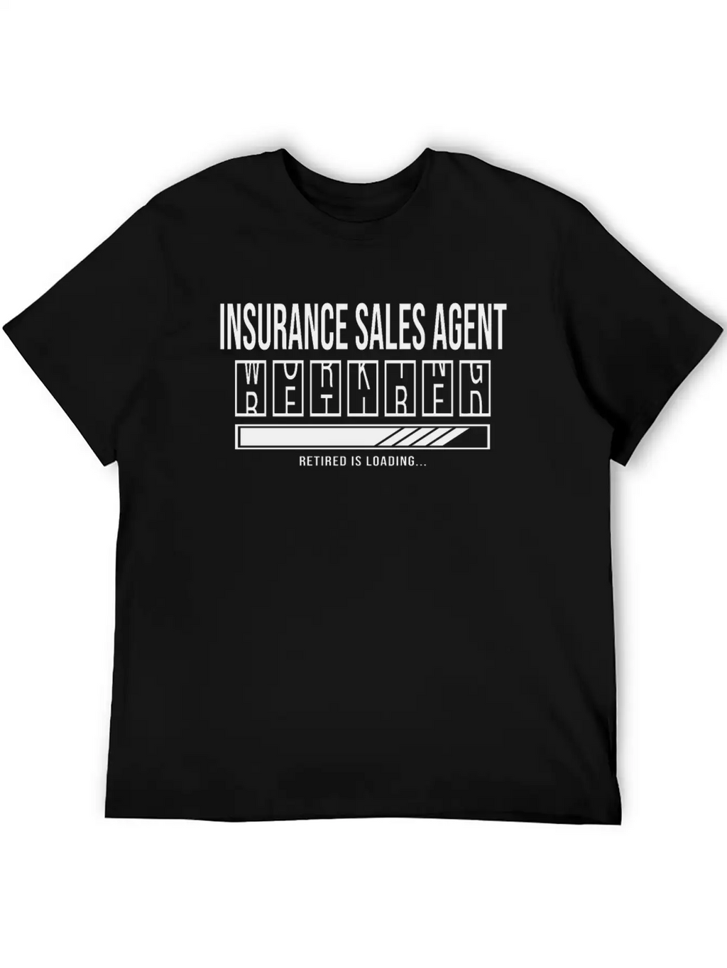 Retirement Gift Idea Retired Insurance-Sales-Agent Stylish Everyday T-Shirt – Unisex Basic Cotton Tee