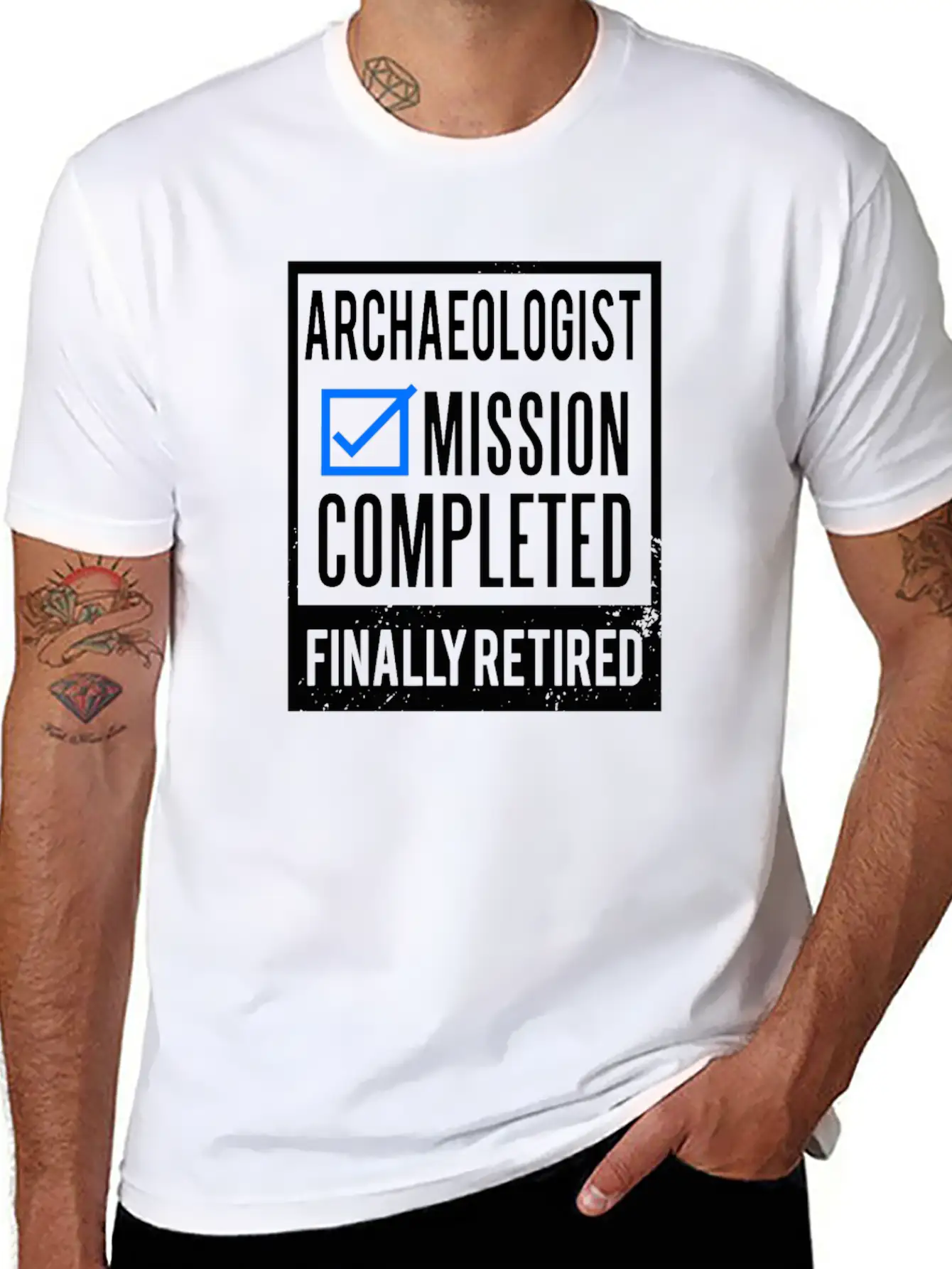 Retirement - Retired Archaeologist Breathable Graphic T-Shirt – Perfect For Casual Days