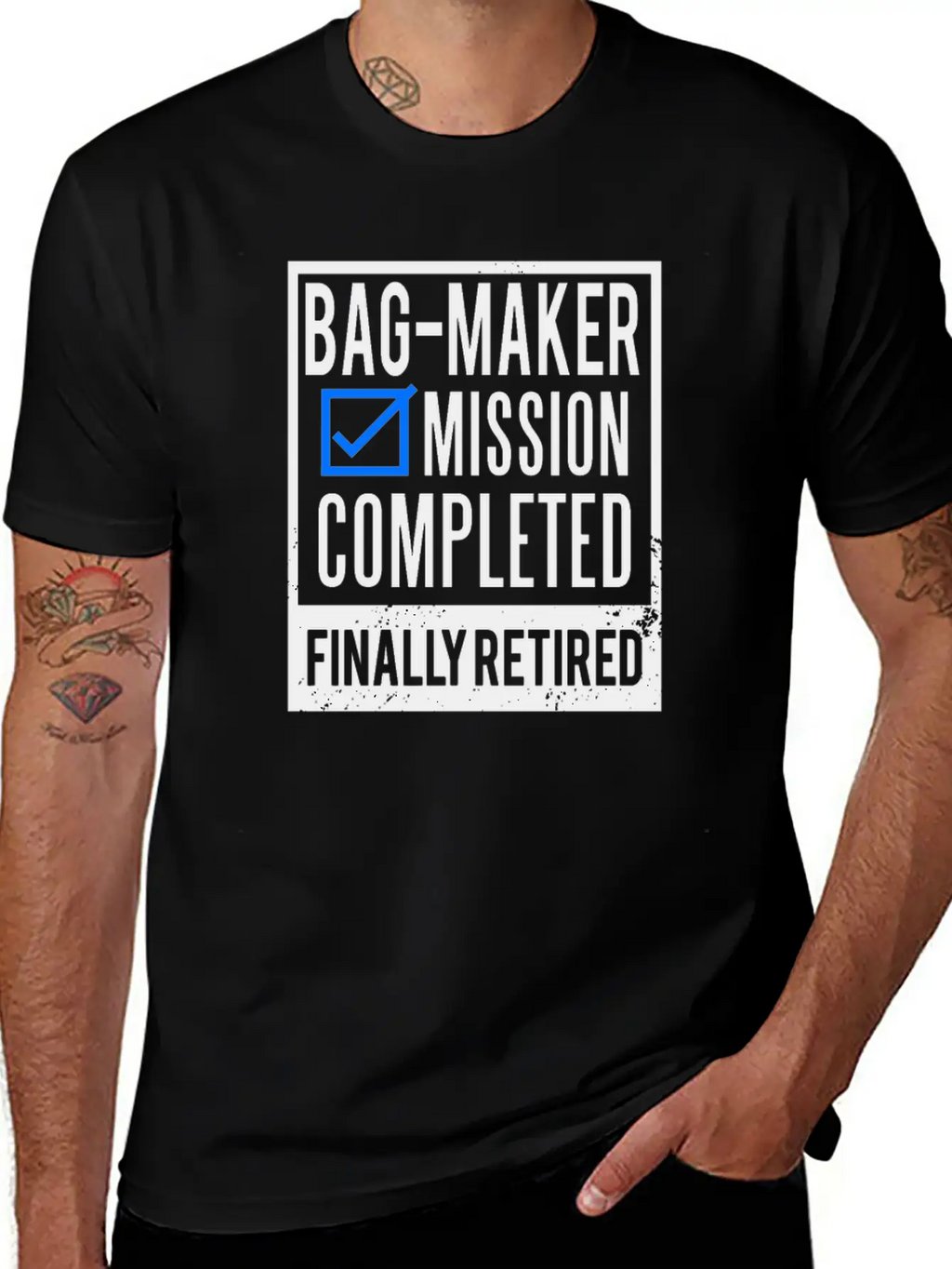 Retirement - Retired Bag-maker Essential Cotton Tee For Daily Outfits – Unisex Style