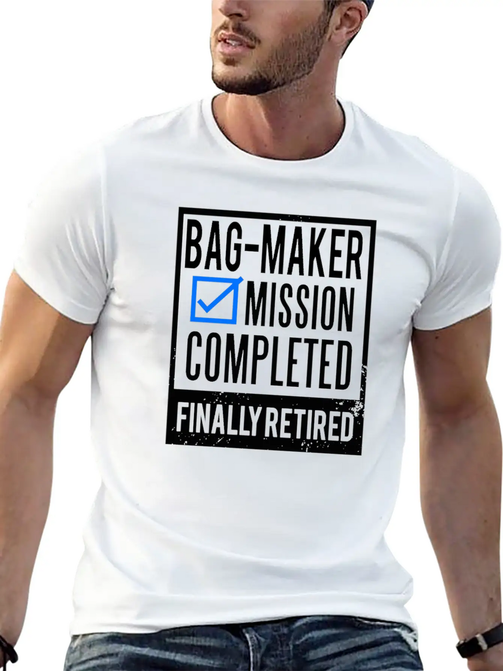 Retirement - Retired Bag-maker Essential Cotton Tee For Daily Outfits – Unisex Style