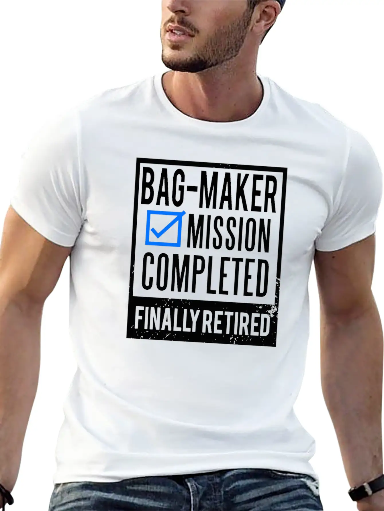 Retirement - Retired Bag-maker Essential Cotton Tee For Daily Outfits – Unisex Style