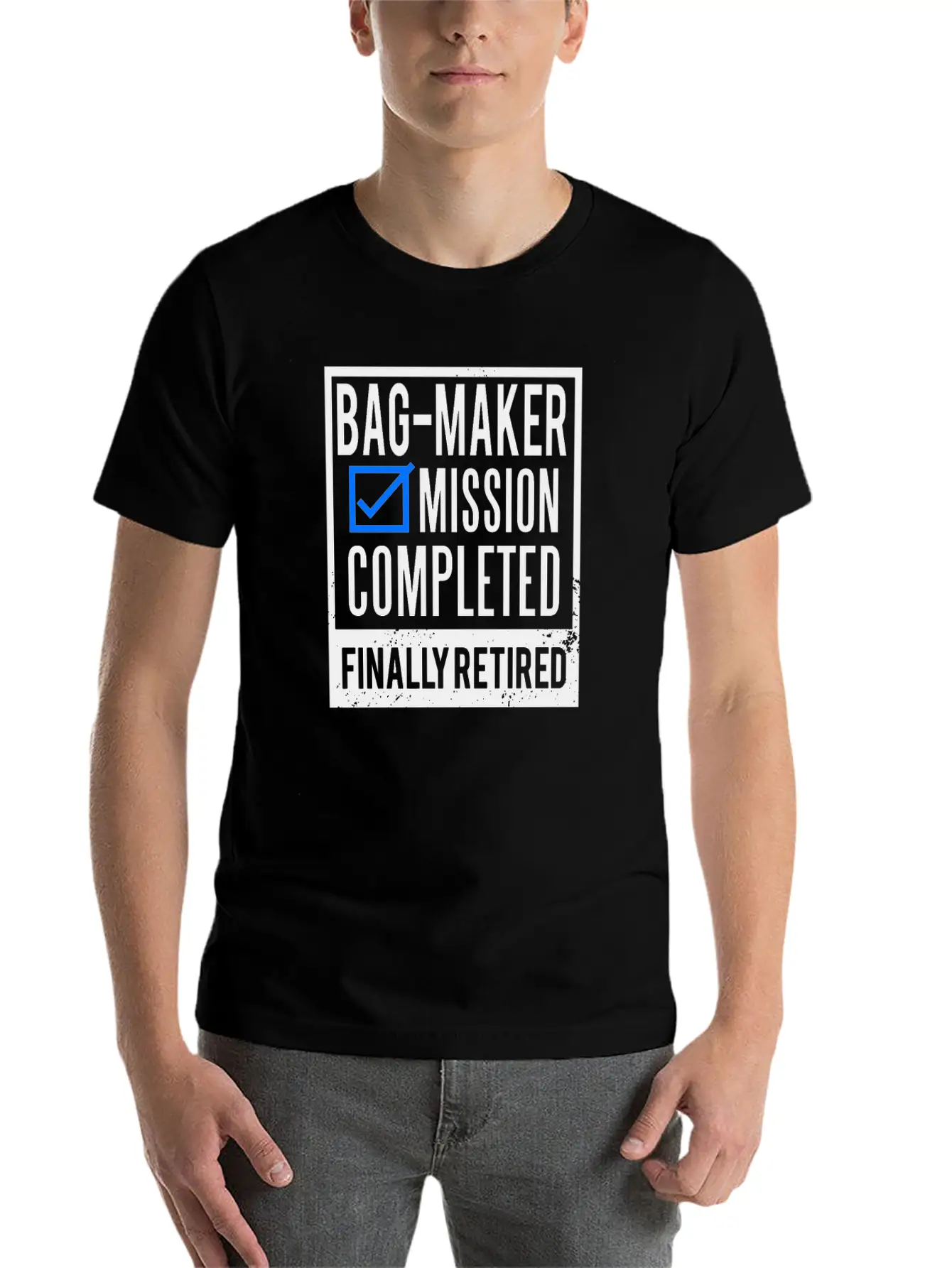 Retirement - Retired Bag-maker Essential Cotton Tee For Daily Outfits – Unisex Style