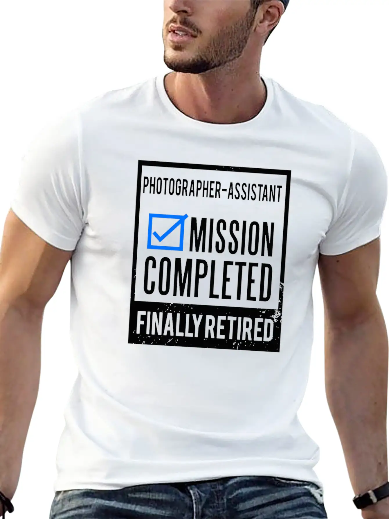 Retirement - Retired Photographer-Assistant Breathable Graphic T-Shirt – Perfect For Casual Days