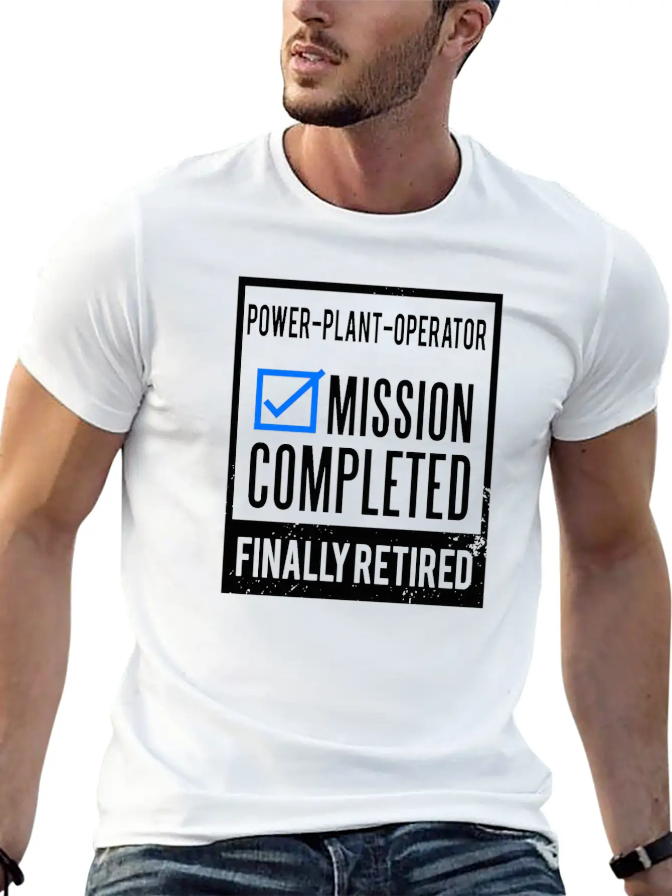 Retirement - Retired Power-Plant-Operator Breathable Graphic T-Shirt – Perfect For Casual Days