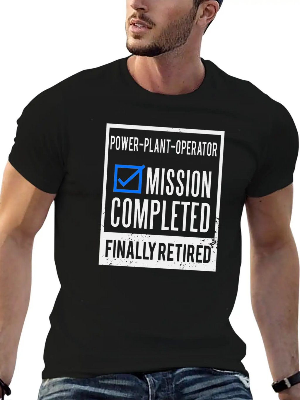 Retirement - Retired Power-Plant-Operator Breathable Graphic T-Shirt – Perfect For Casual Days
