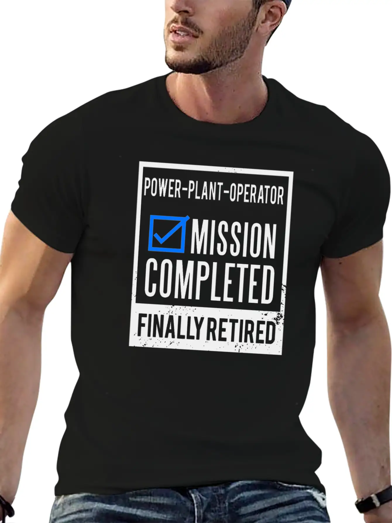 Retirement - Retired Power-Plant-Operator Breathable Graphic T-Shirt – Perfect For Casual Days