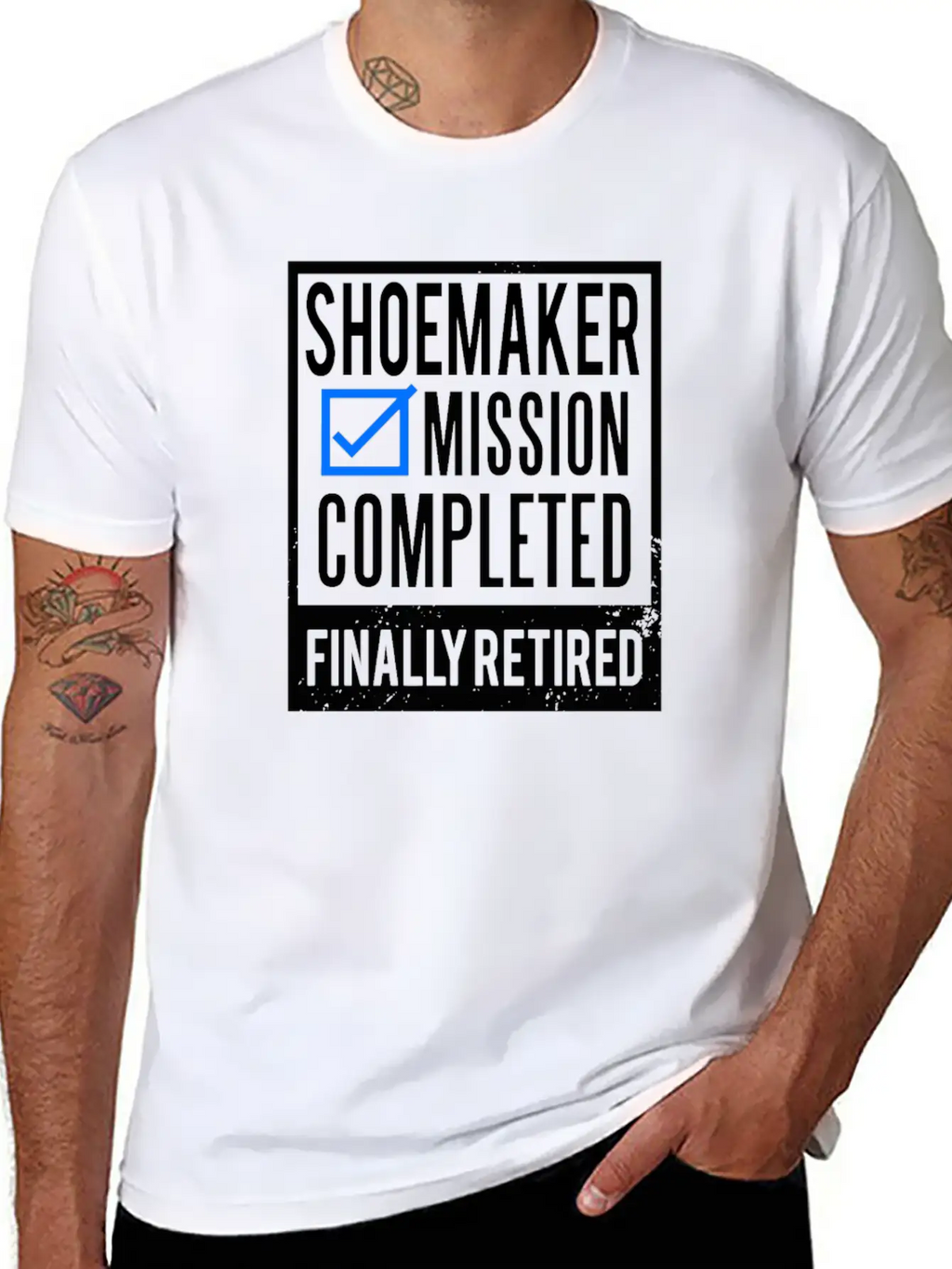 Retirement - Retired Shoemaker Essential Unisex Summer Tee – Soft Cotton Casual Fit