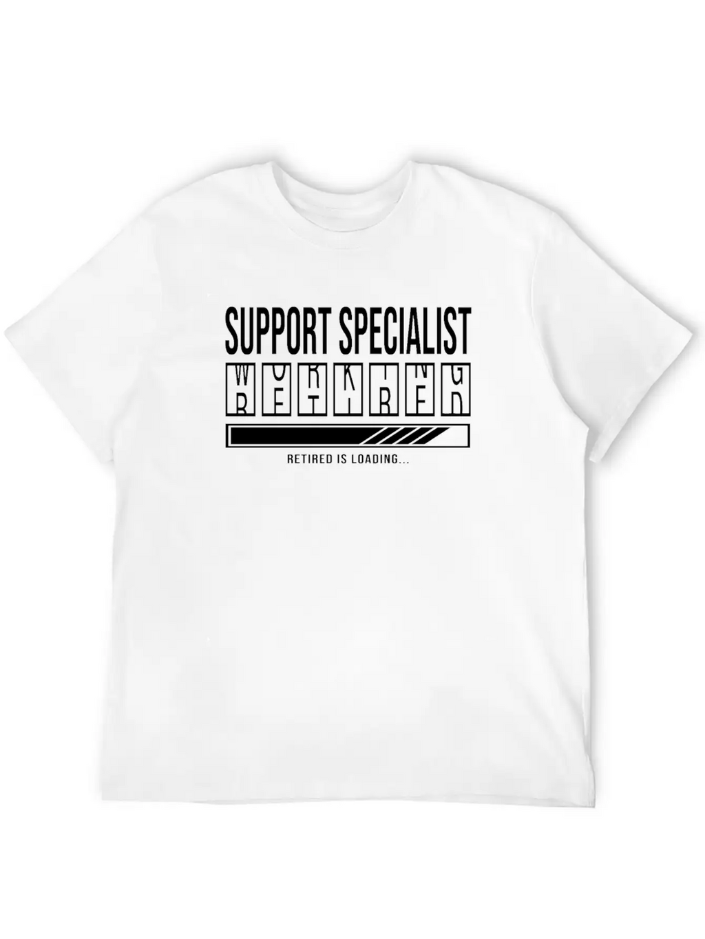 Retirement - Retired Support-Specialist Unisex Casual T-Shirt – Clean Design For Daily Comfort