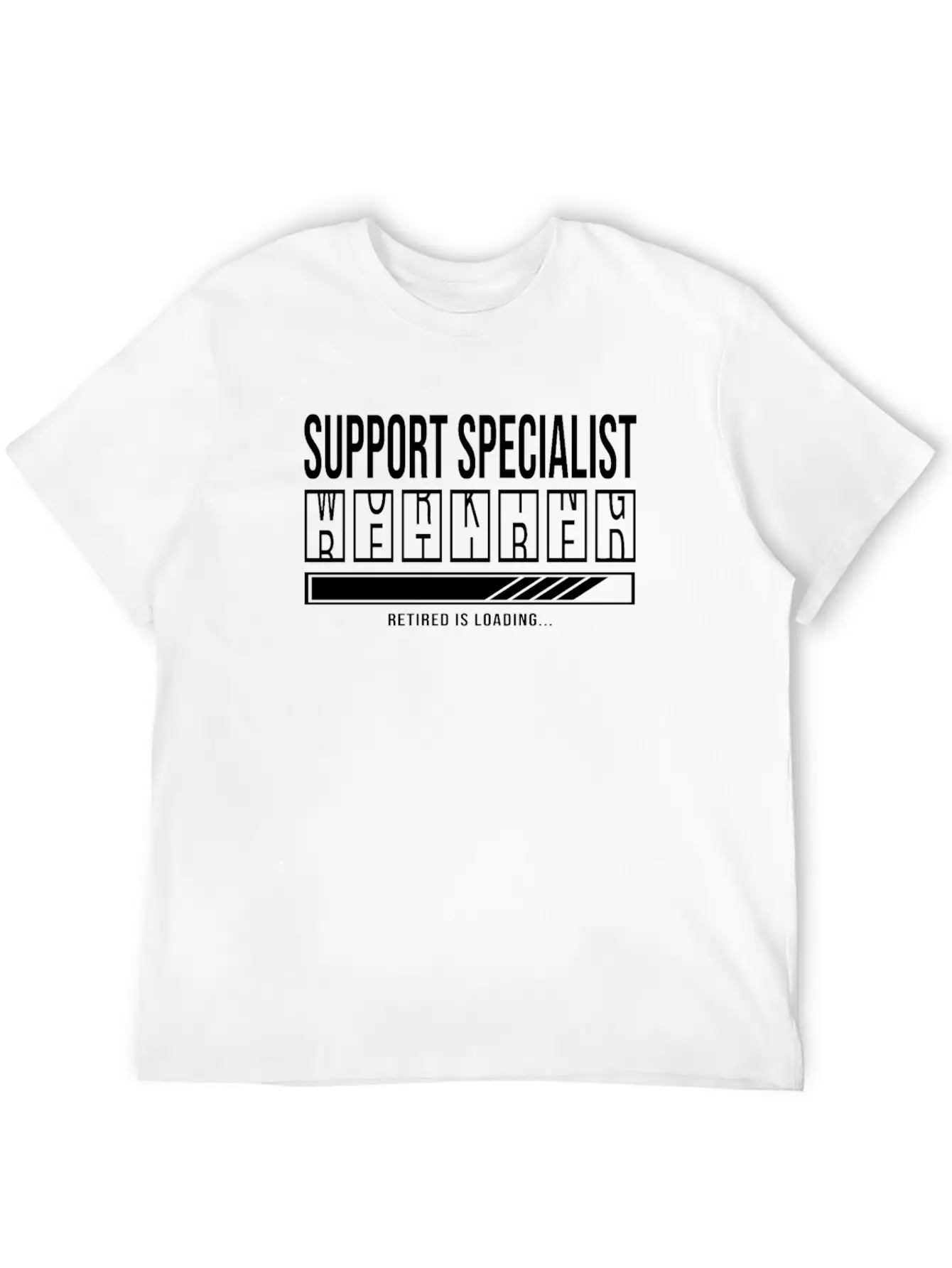 Retirement - Retired Support-Specialist Unisex Casual T-Shirt – Clean Design For Daily Comfort