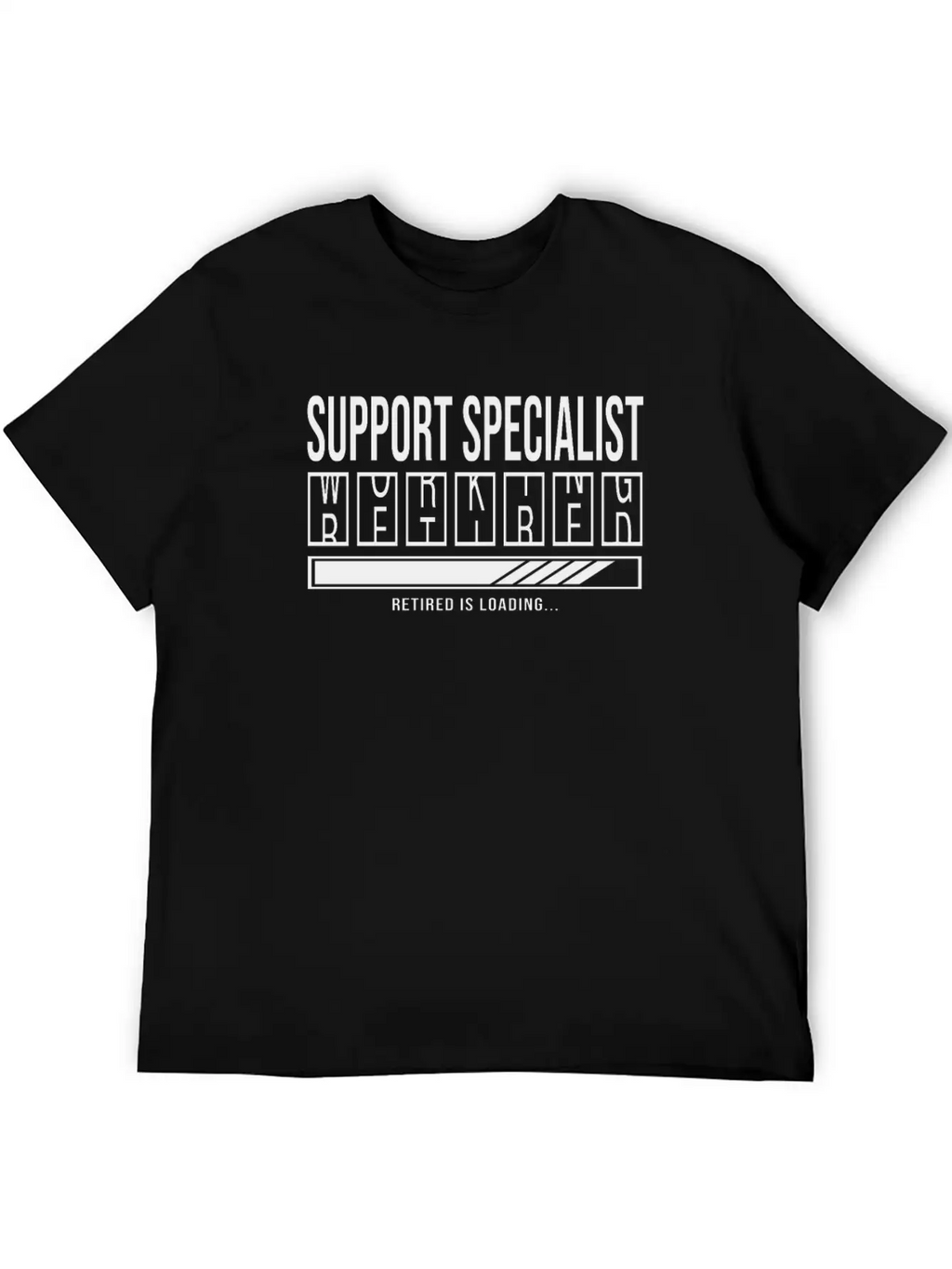 Retirement - Retired Support-Specialist Unisex Casual T-Shirt – Clean Design For Daily Comfort