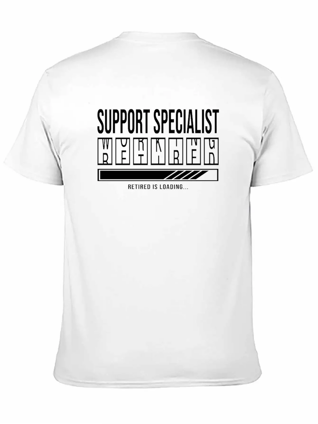 Retirement - Retired Support-Specialist Unisex Casual T-Shirt – Clean Design For Daily Comfort