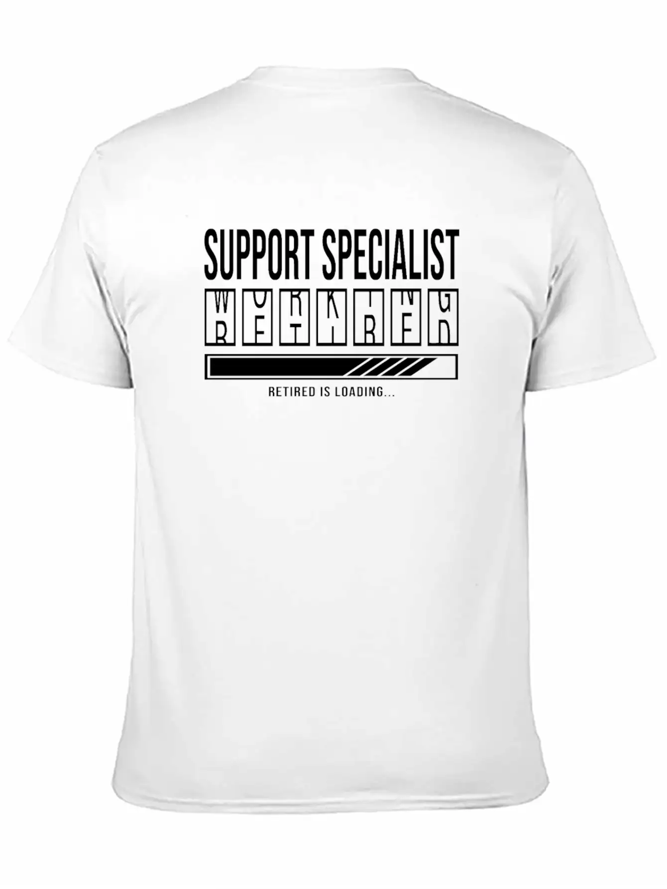 Retirement - Retired Support-Specialist Unisex Casual T-Shirt – Clean Design For Daily Comfort