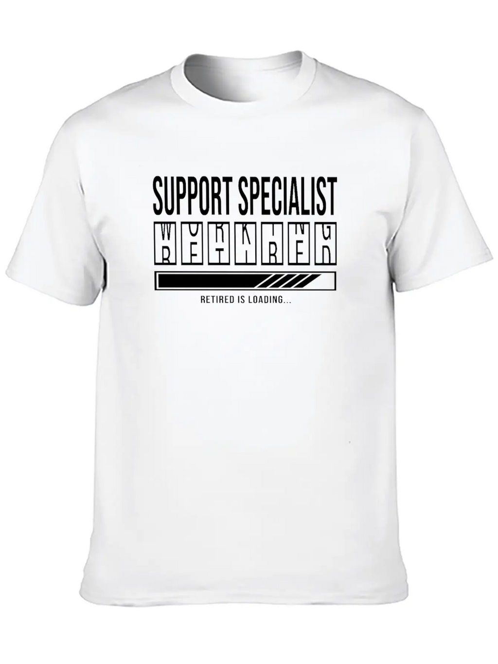 Retirement - Retired Support-Specialist Unisex Casual T-Shirt – Clean Design For Daily Comfort