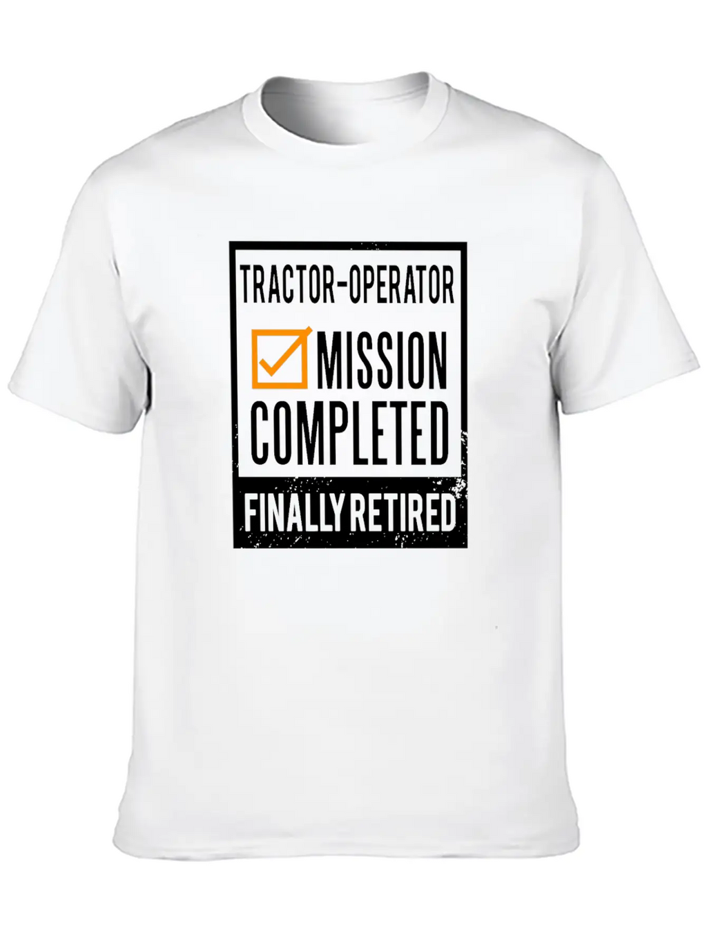 Retirement - Retired Tractor-Operator Breathable Soft Cotton T-Shirt – Timeless Casual Look
