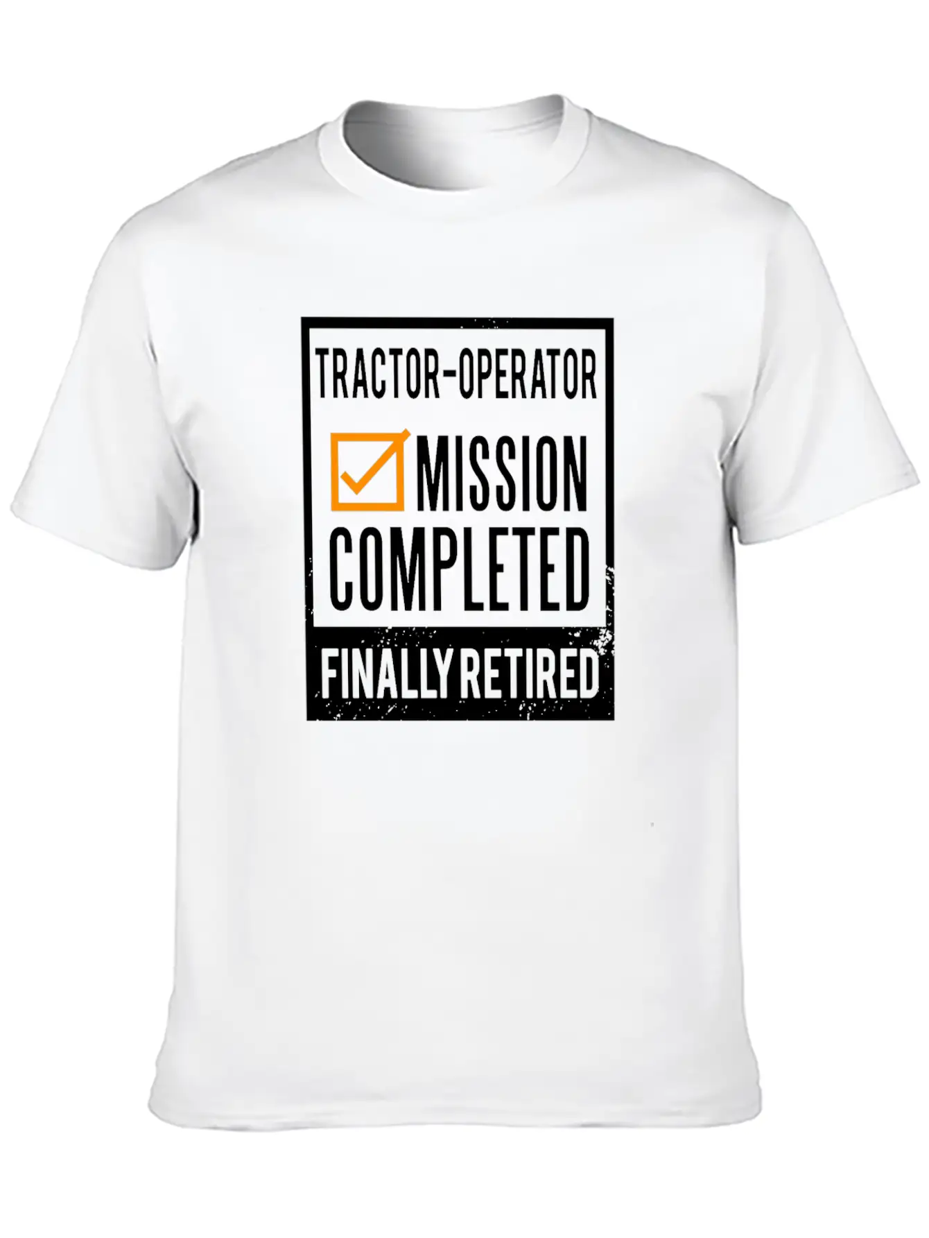 Retirement - Retired Tractor-Operator Breathable Soft Cotton T-Shirt – Timeless Casual Look