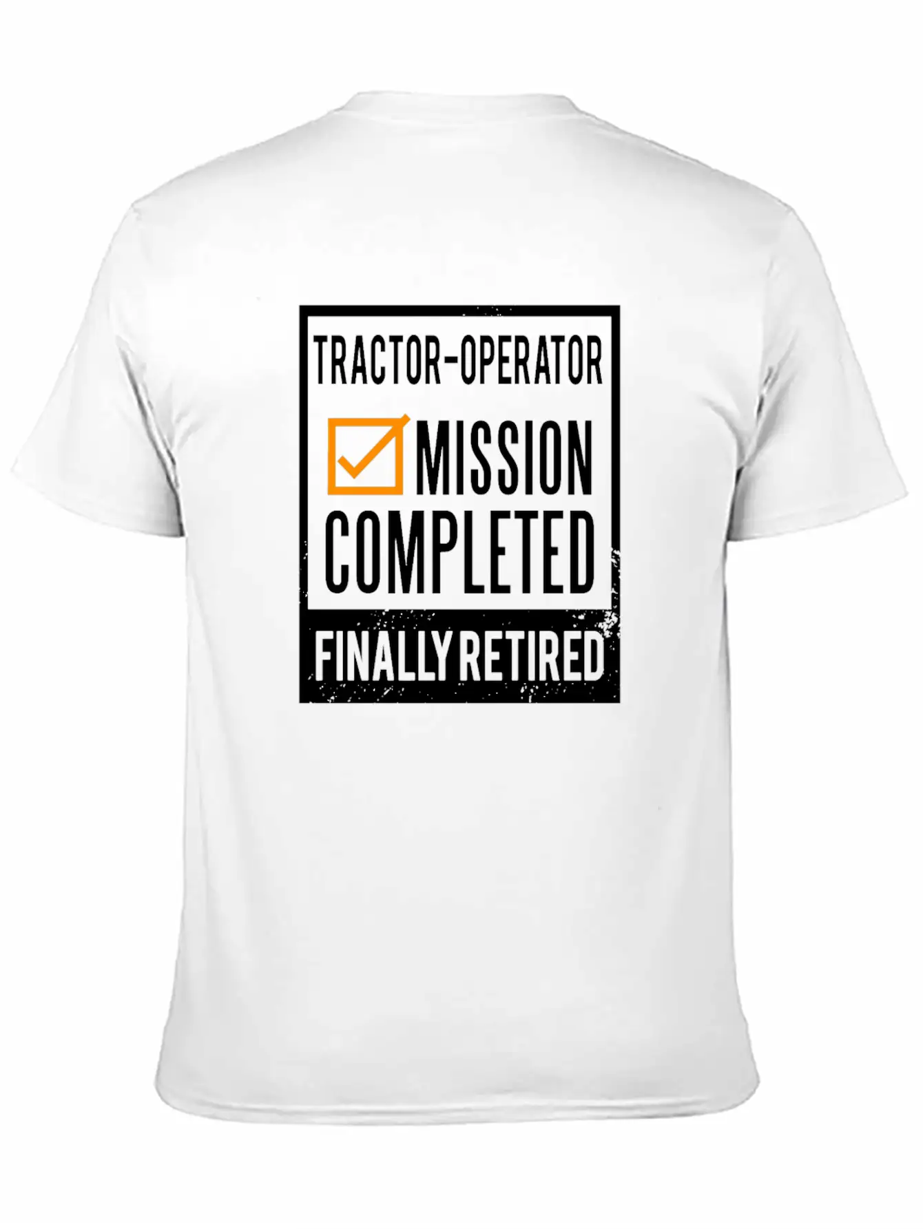 Retirement - Retired Tractor-Operator Breathable Soft Cotton T-Shirt – Timeless Casual Look
