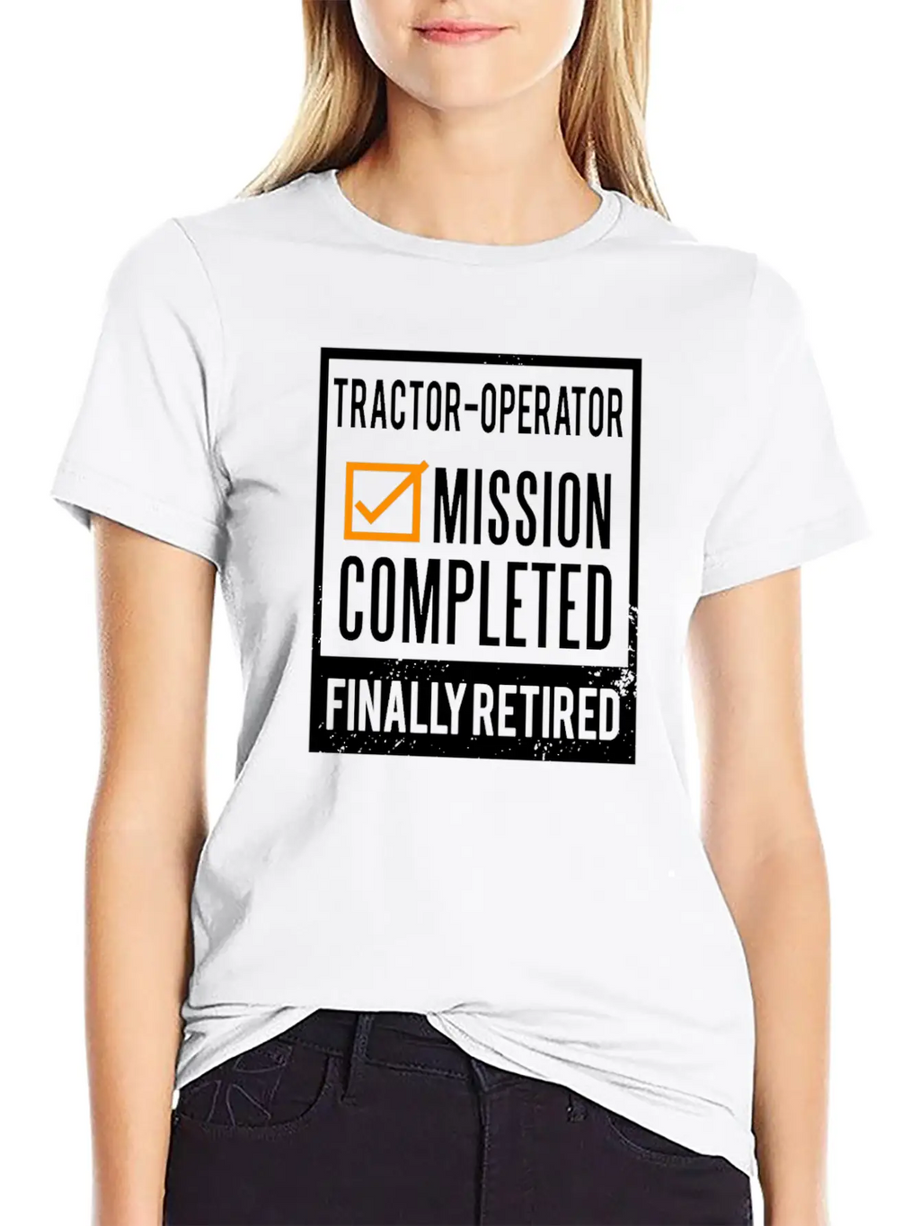 Retirement - Retired Tractor-Operator Breathable Soft Cotton T-Shirt – Timeless Casual Look