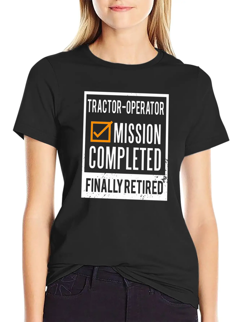 Retirement - Retired Tractor-Operator Breathable Soft Cotton T-Shirt – Timeless Casual Look