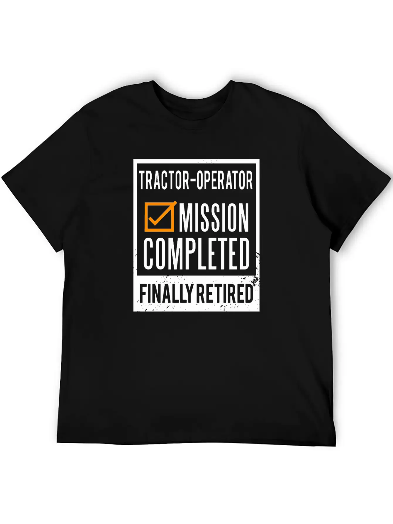 Retirement - Retired Tractor-Operator Breathable Soft Cotton T-Shirt – Timeless Casual Look