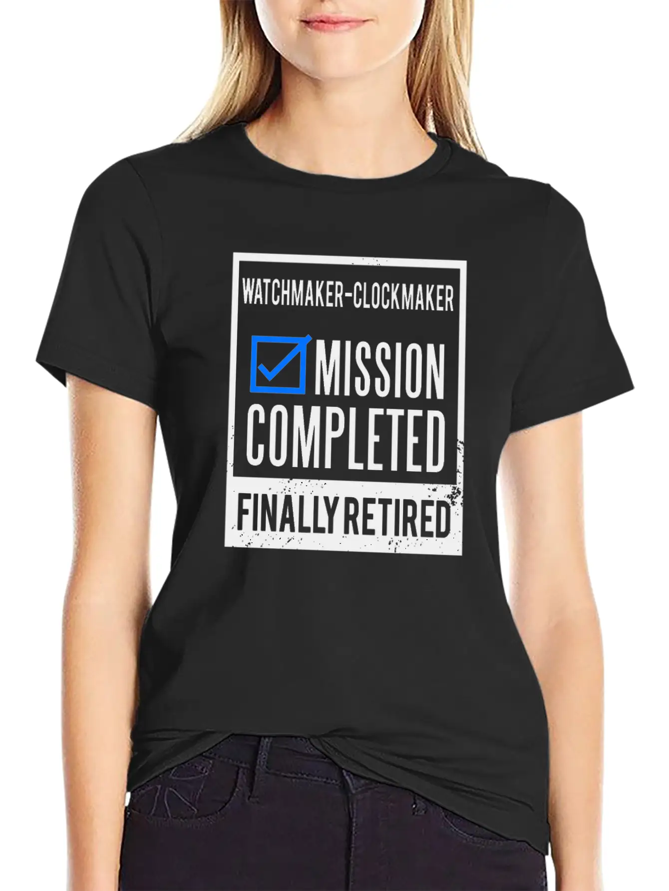 Retirement - Retired Watchmaker-Clockmaker Timeless Short Sleeve Tee – Comfy And Minimalist Design