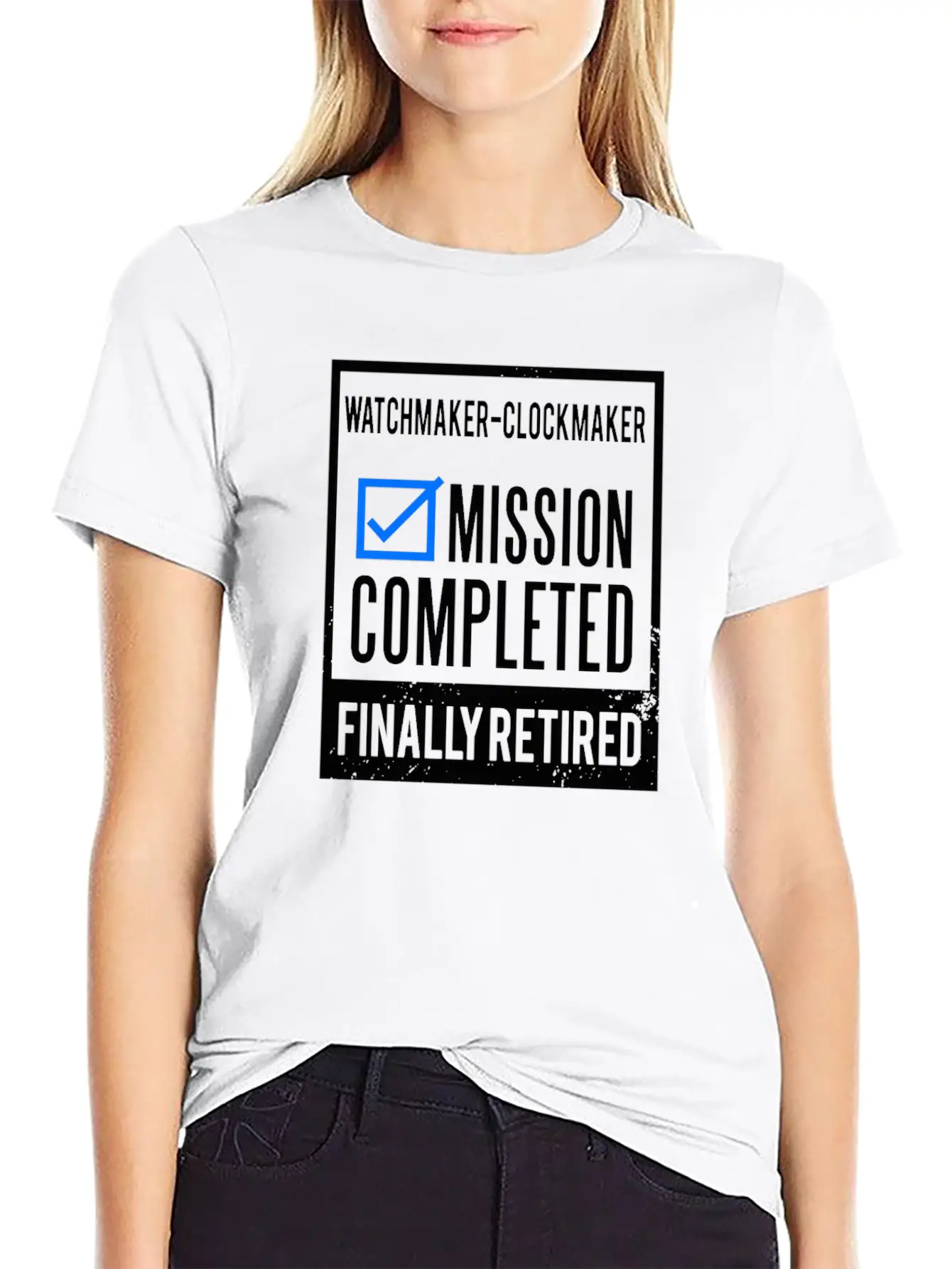 Retirement - Retired Watchmaker-Clockmaker Timeless Short Sleeve Tee – Comfy And Minimalist Design