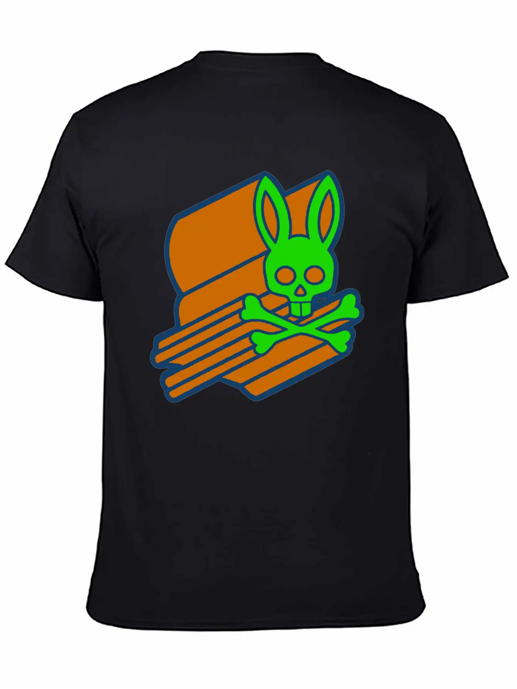 Retro 3D Psycho Bunny Basic Graphic T-Shirt – Daily Comfort In Soft Cotton